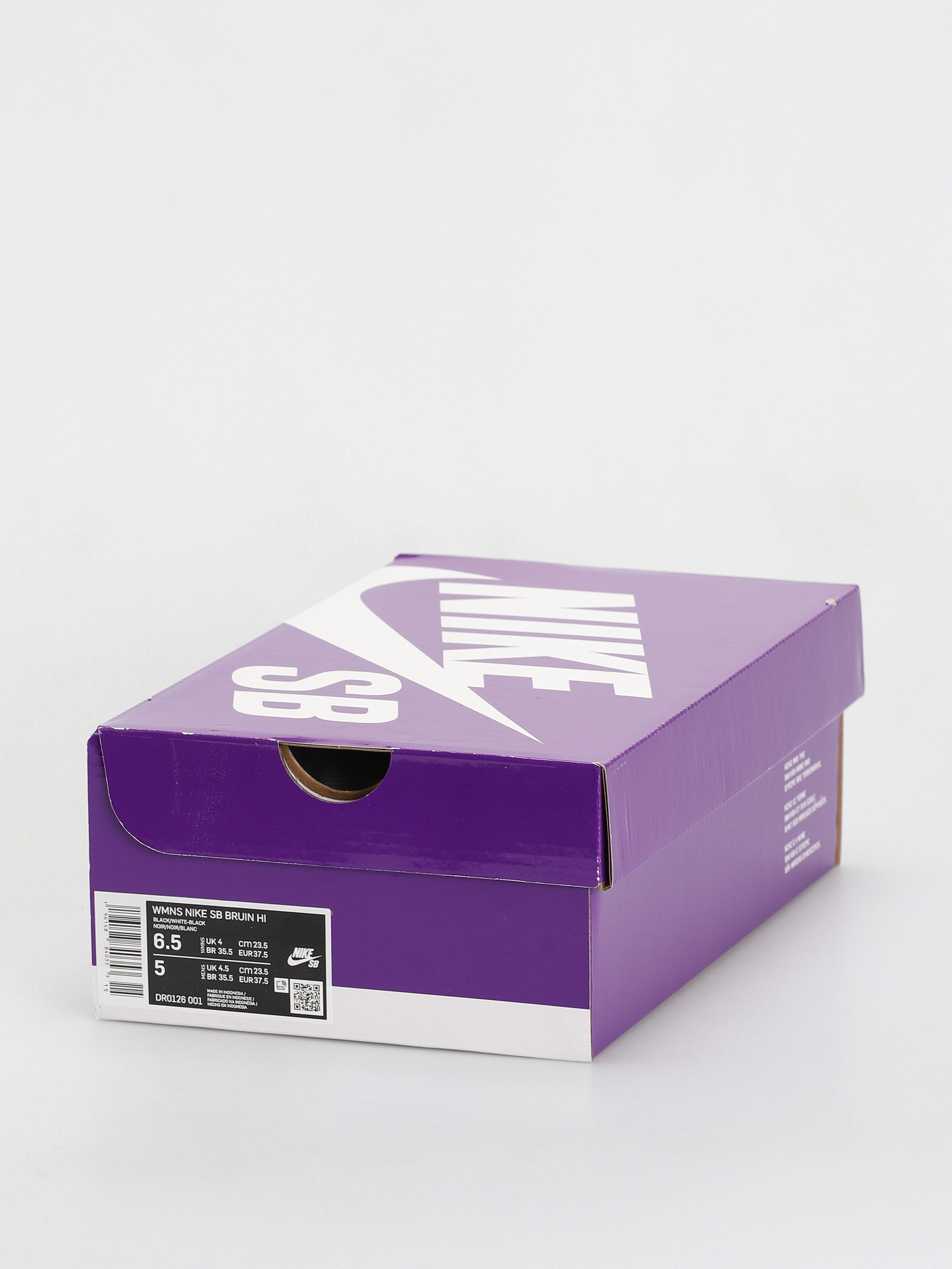 Boty Nike SB Bruin High Wmn (black/white black gum light brown)