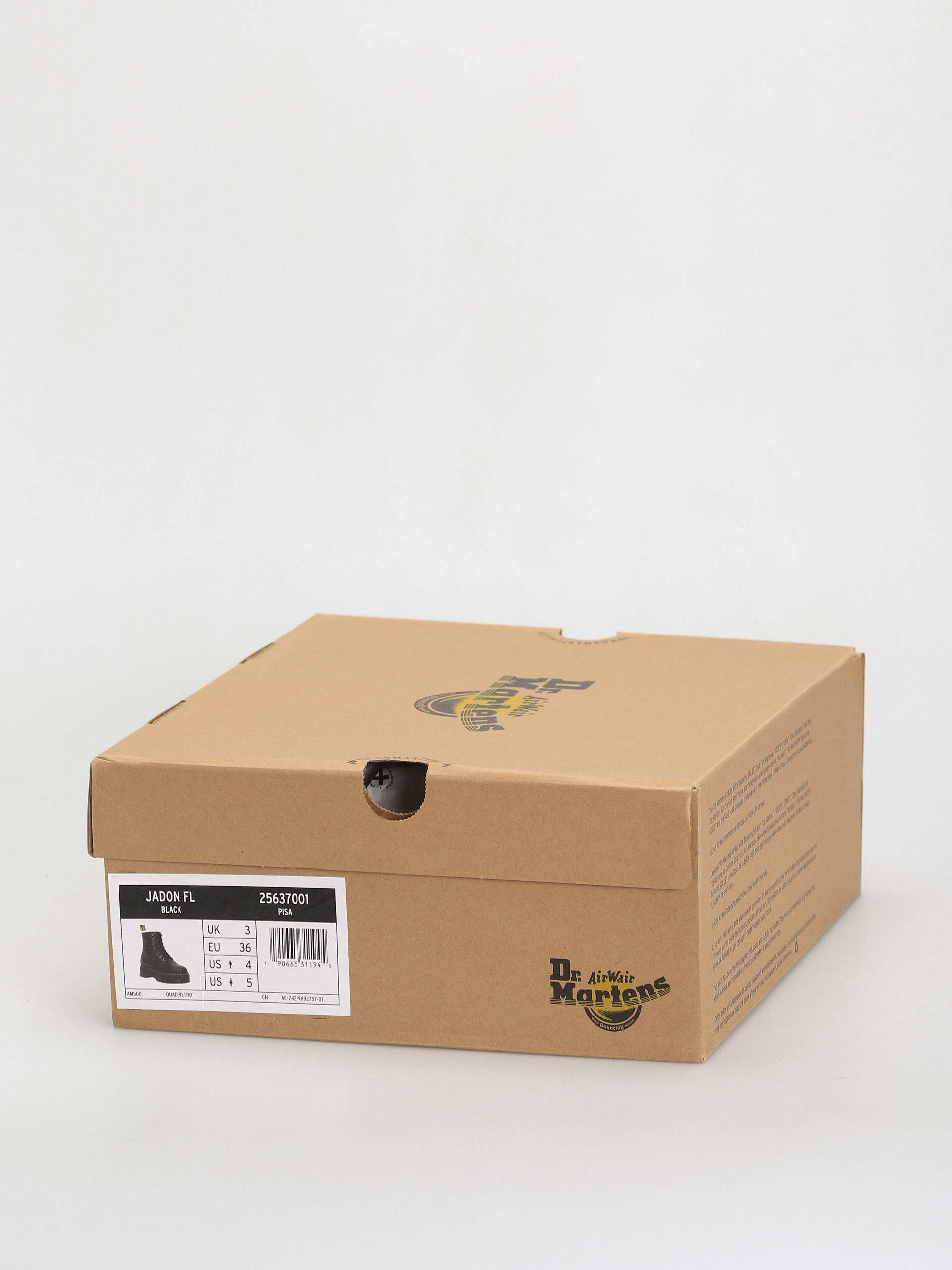 Boty Dr. Martens Jadon FL Wmn (black pisa natural em toby 900g)