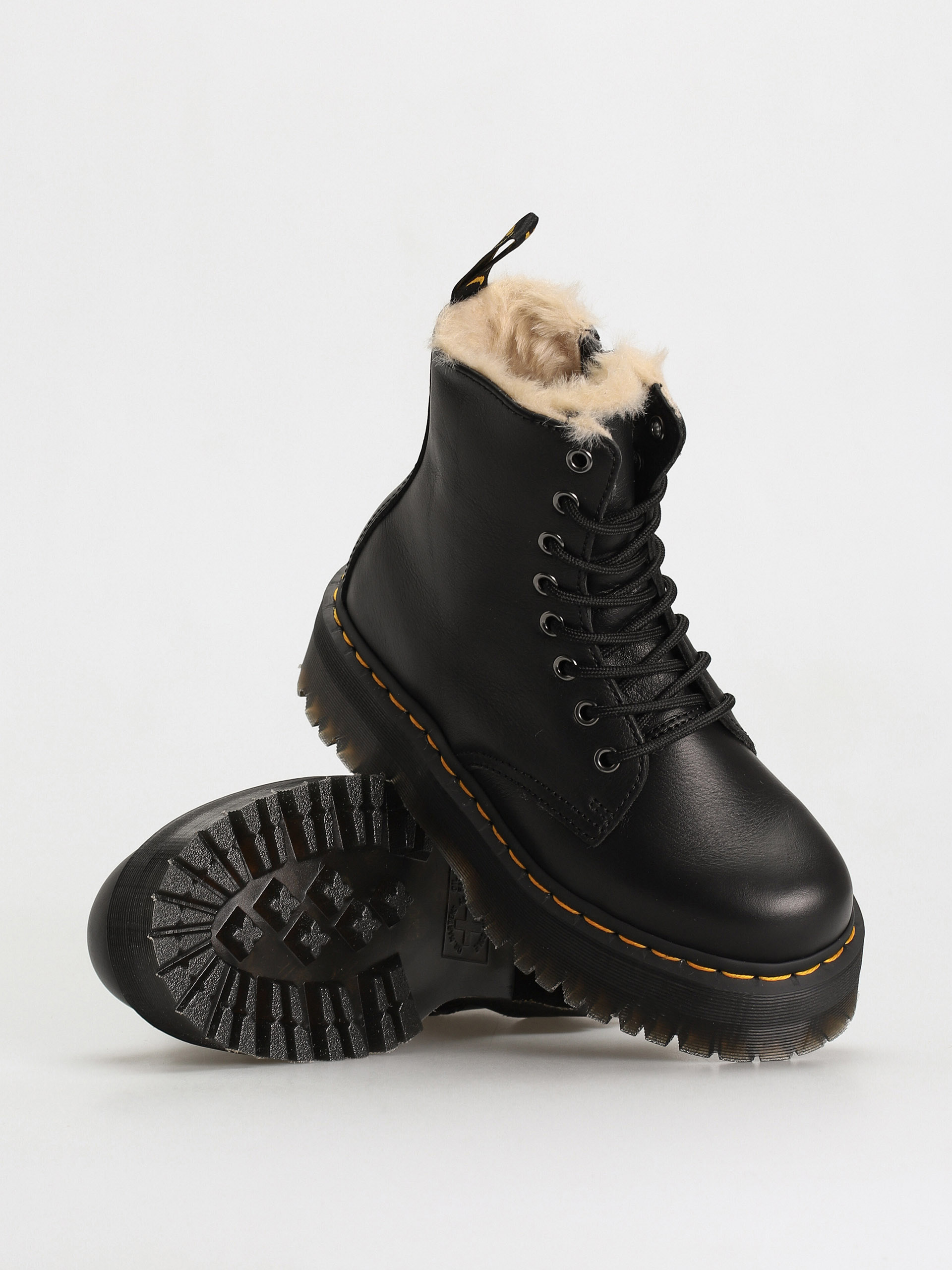 Boty Dr. Martens Jadon FL Wmn (black pisa natural em toby 900g)