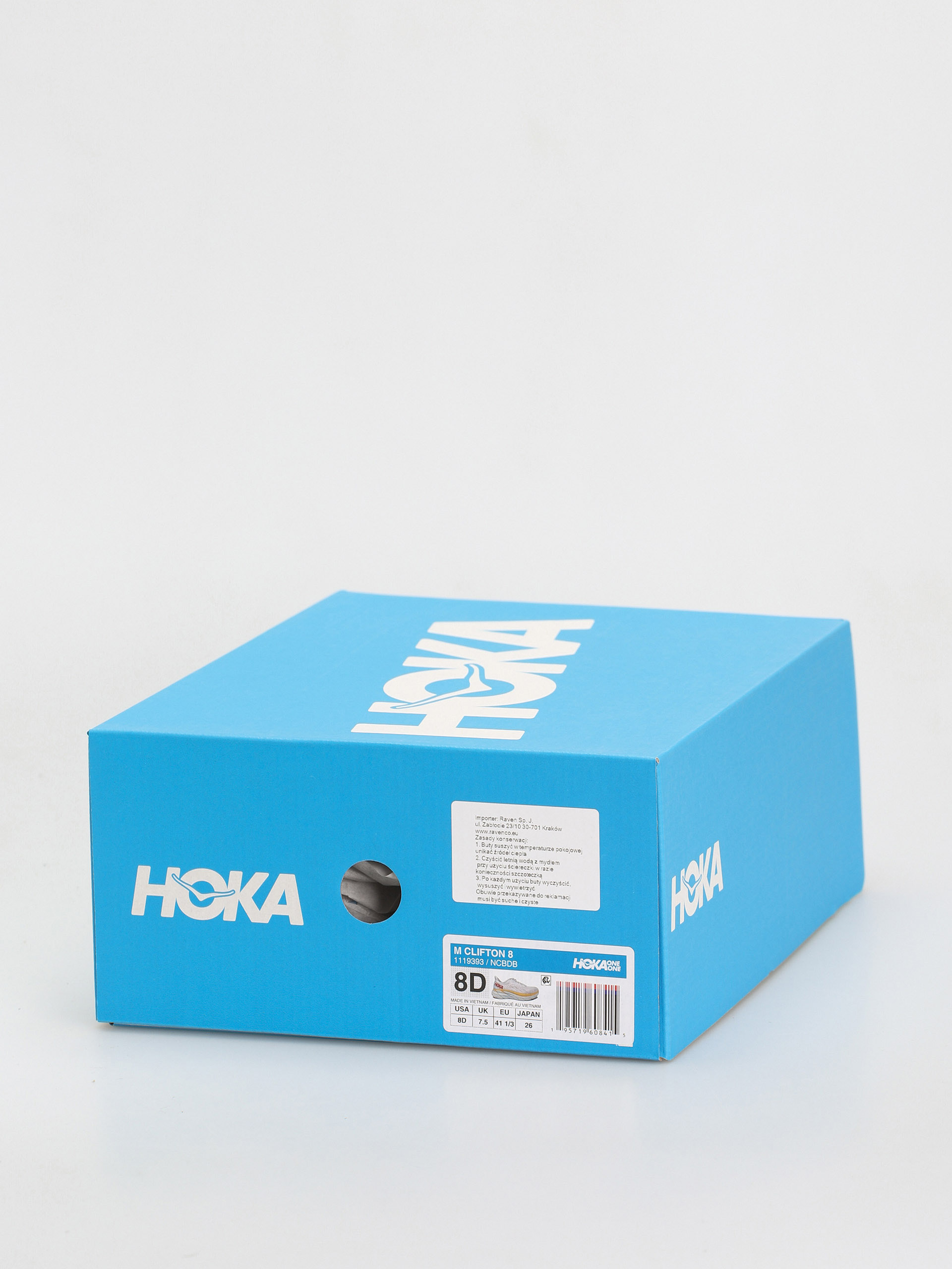 Boty Hoka One One Clifton 8 (nimbus cloud/blanc de blanc)