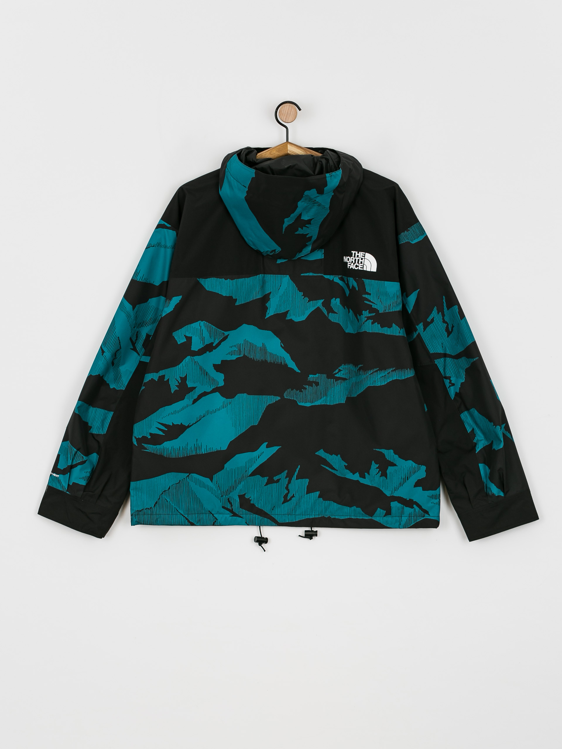 Bunda The North Face Printed 86 Retro Mountain (harbor blue mountain peak print)