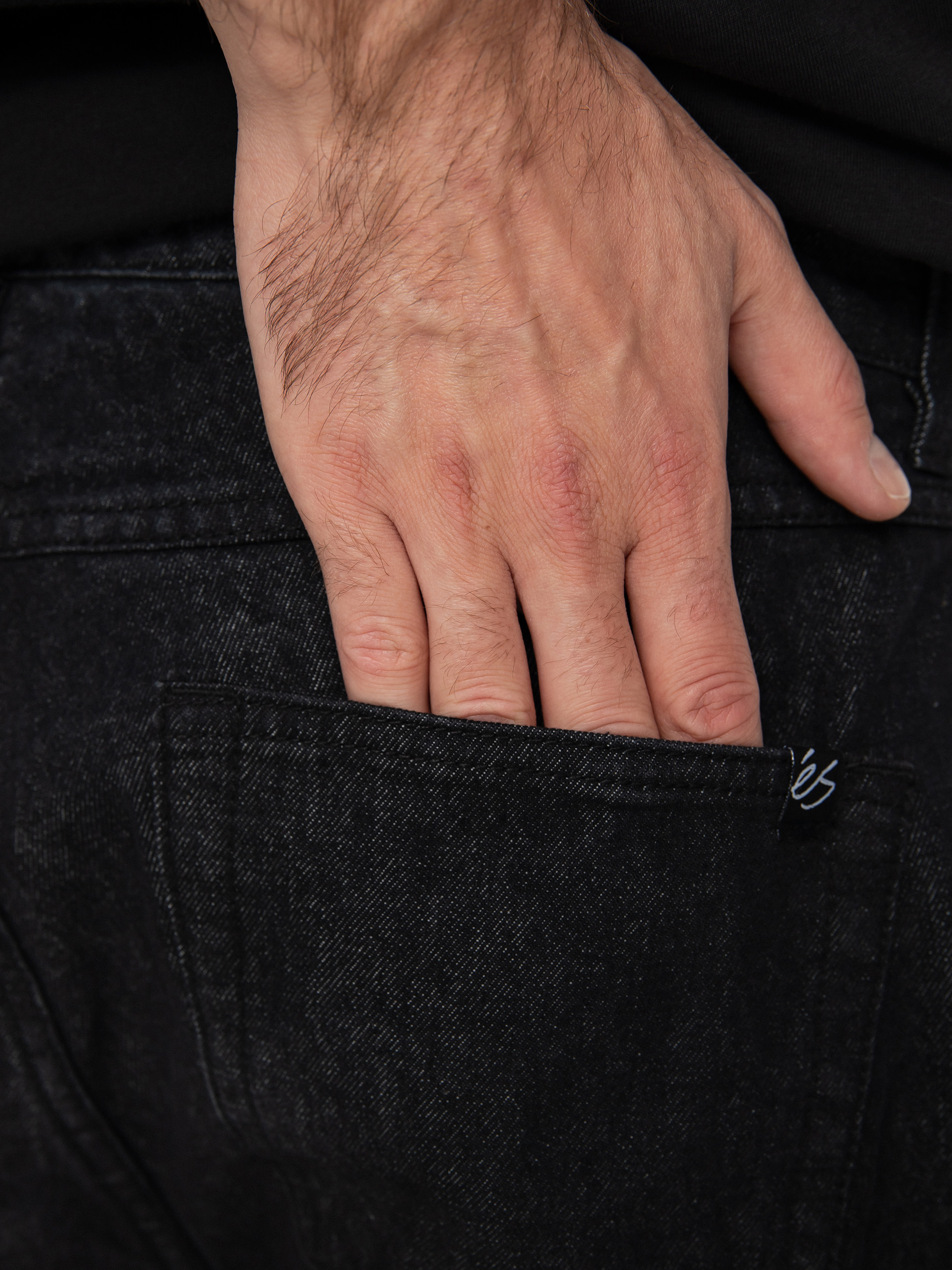 Kalhoty eS Baggy Denim (black wash)