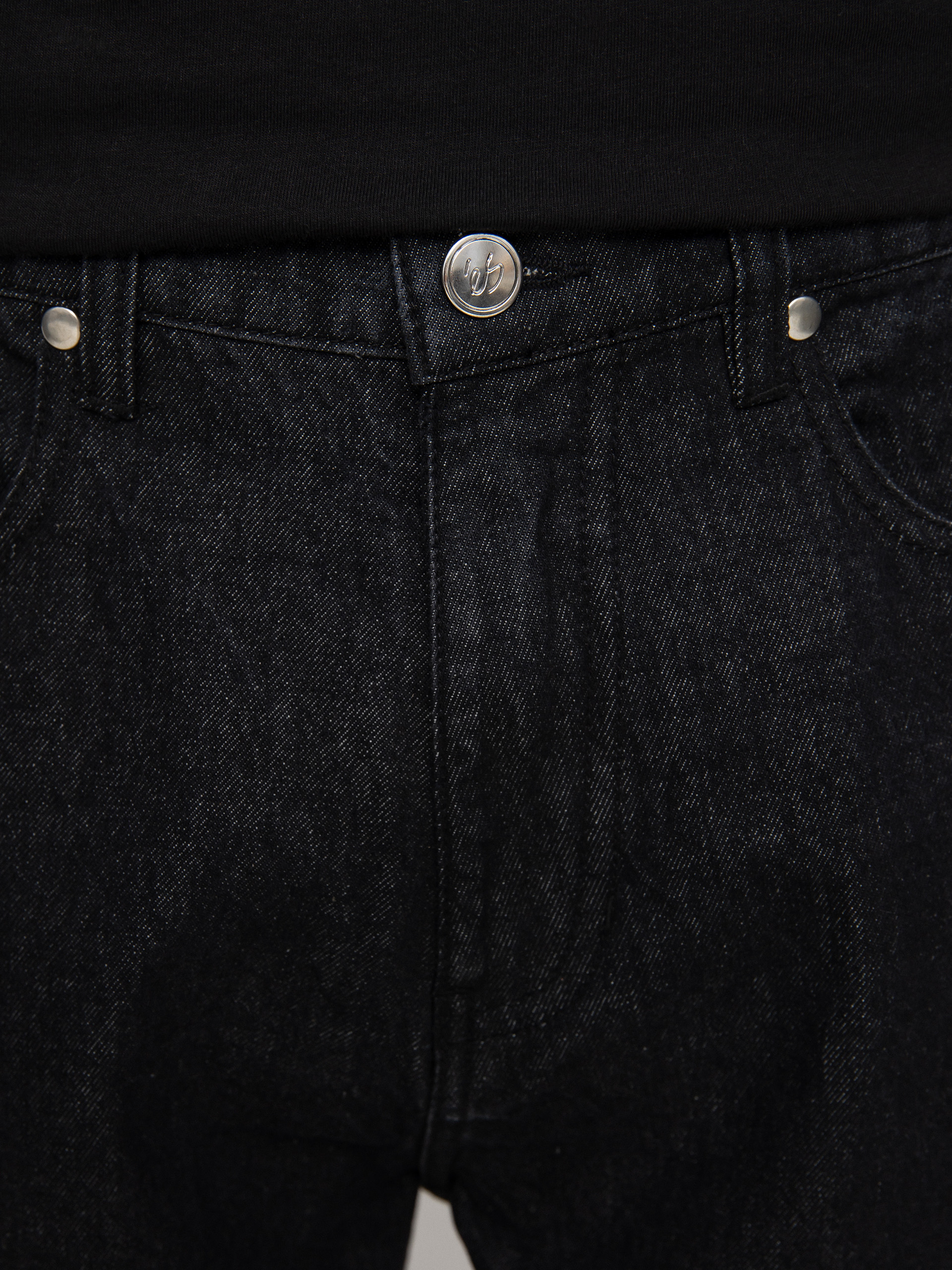Kalhoty eS Baggy Denim (black wash)