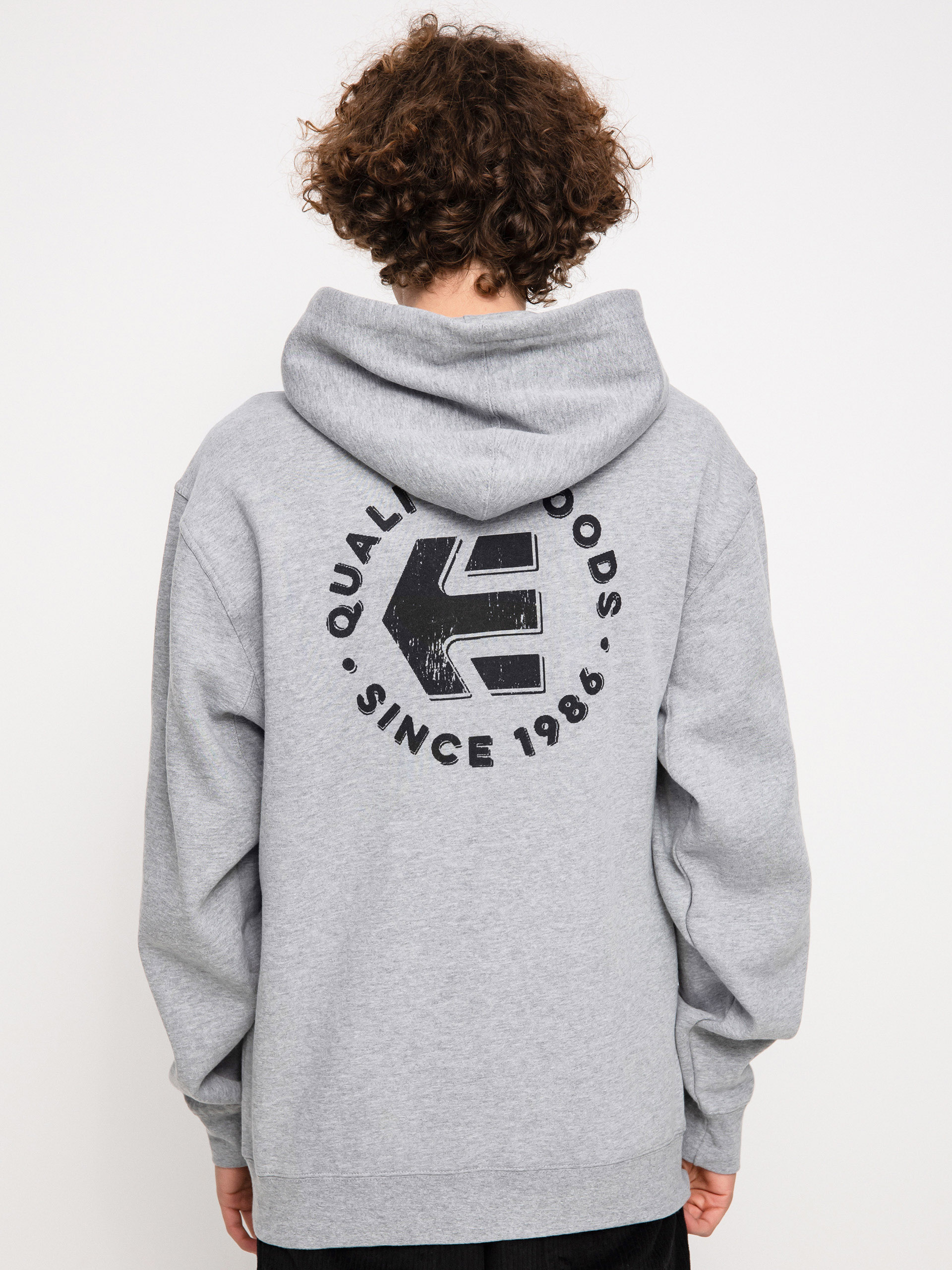 Mikina s kapucí Etnies Since 1986 Zip (grey/heather)