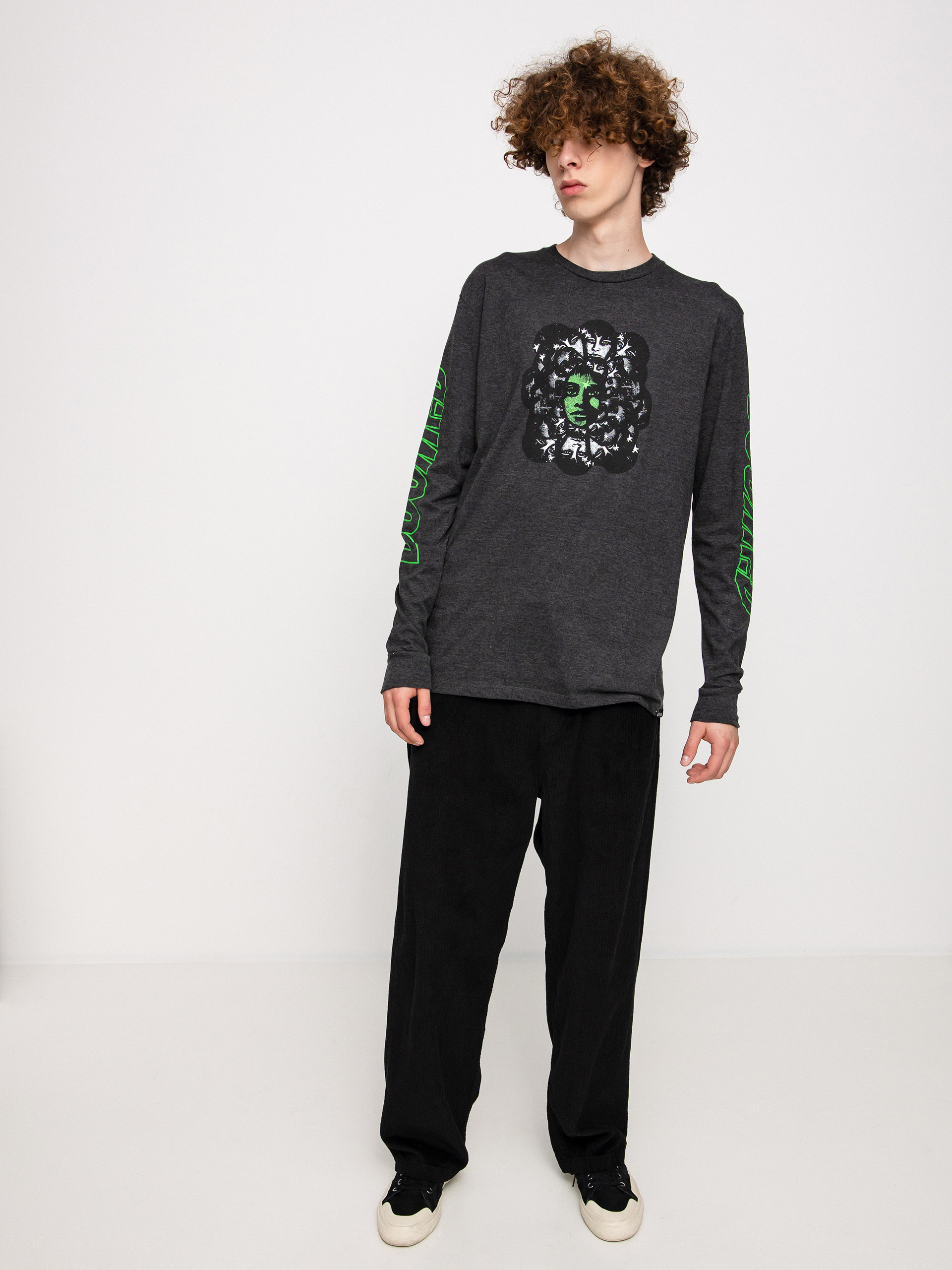 Triko Etnies Doomed (charcoal/heather)