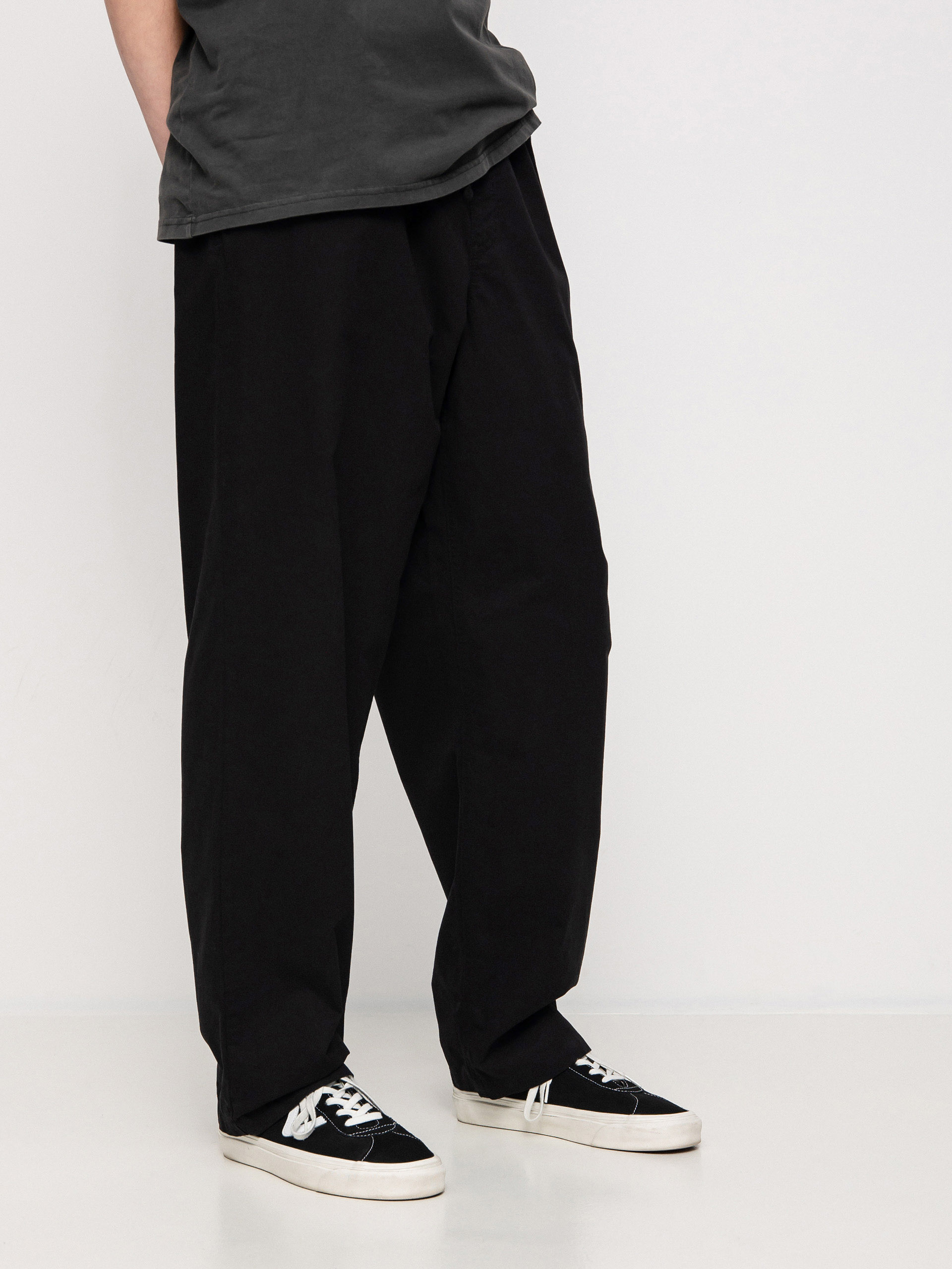 Kalhoty Vans Range Baggy Tapered Elastic Waist (black)