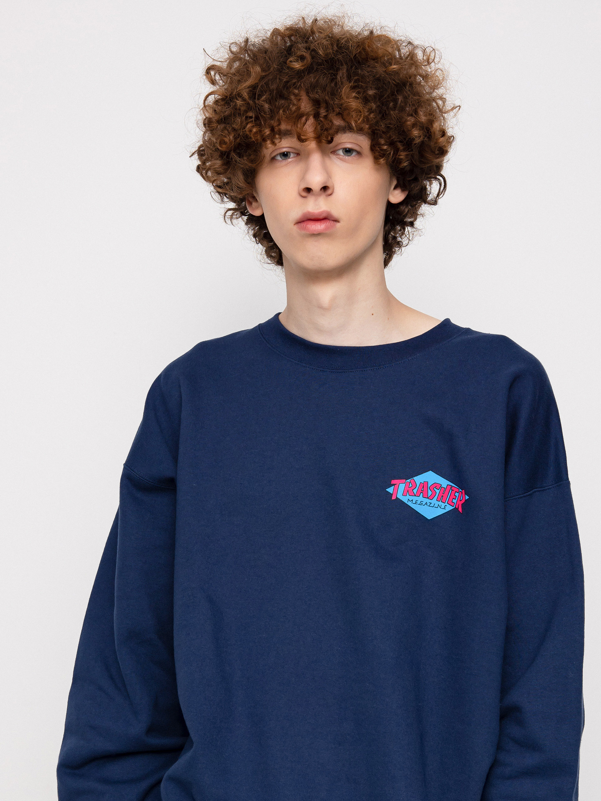 Mikina Thrasher Hurricane Crew (navy)