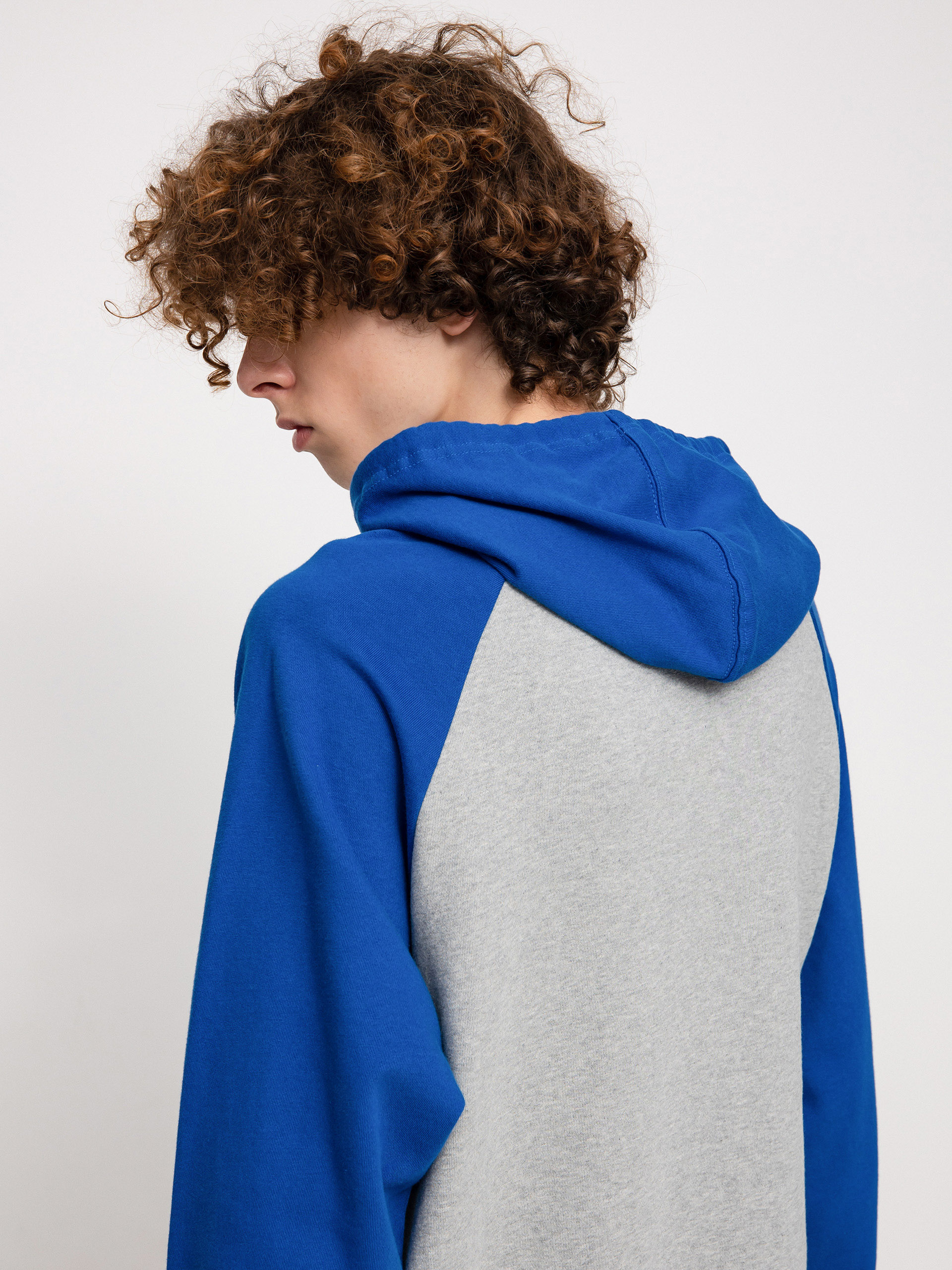 Mikina s kapucí DC Star Pilot Raglan HD (heather grey/turkish)