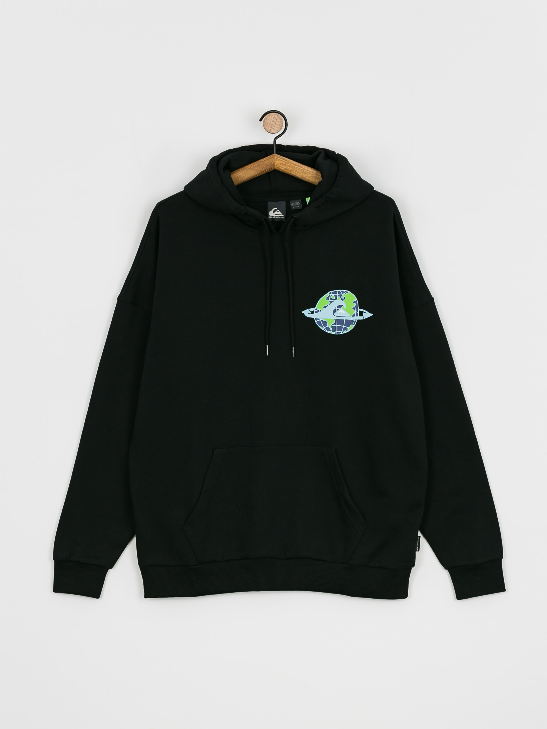 Mikina s kapucí Quiksilver Ocean HD (black)