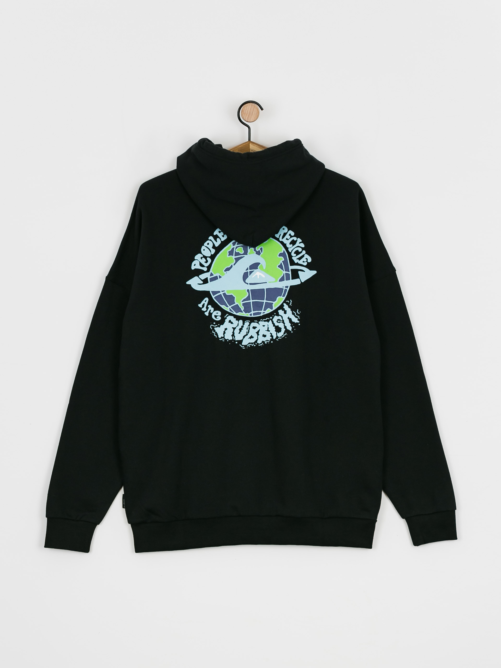 Mikina s kapucí Quiksilver Ocean HD (black)