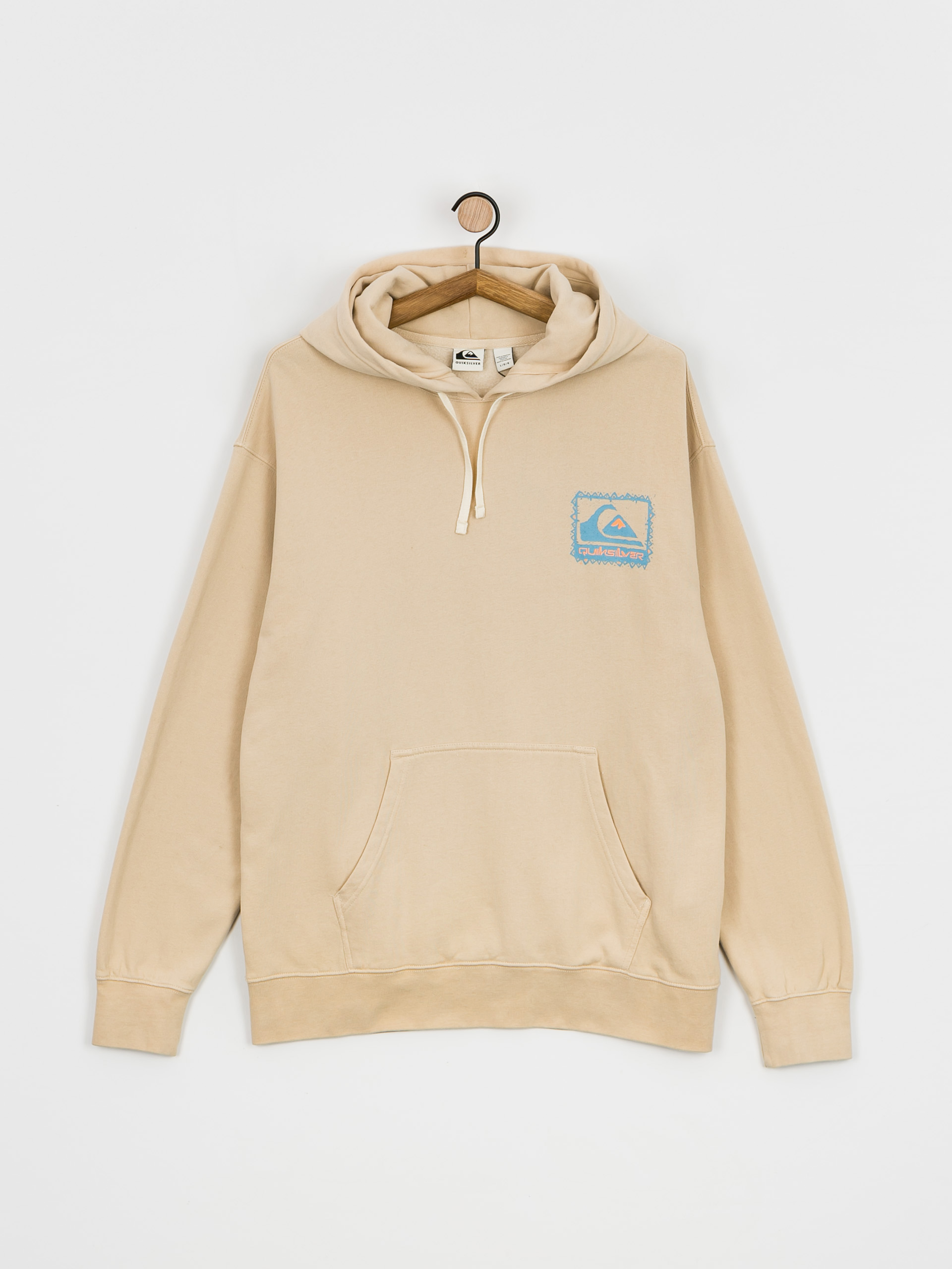 Mikina s kapucí Quiksilver Neon Slab HD (birch)