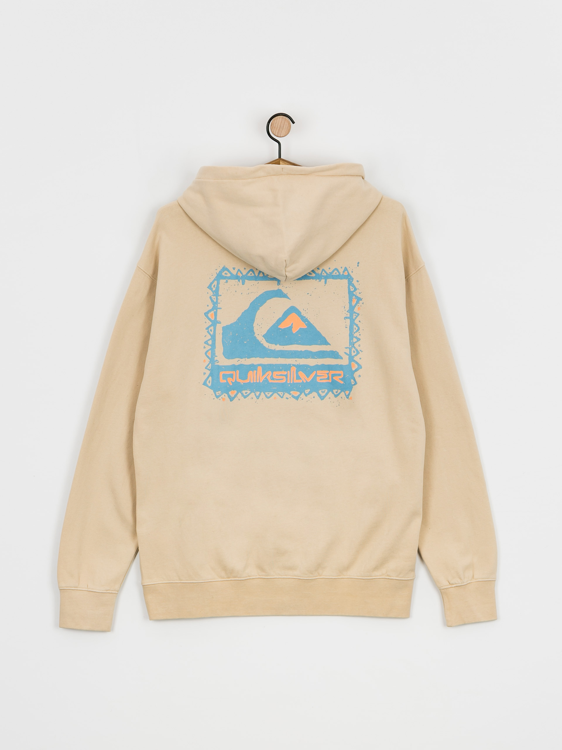 Mikina s kapucí Quiksilver Neon Slab HD (birch)