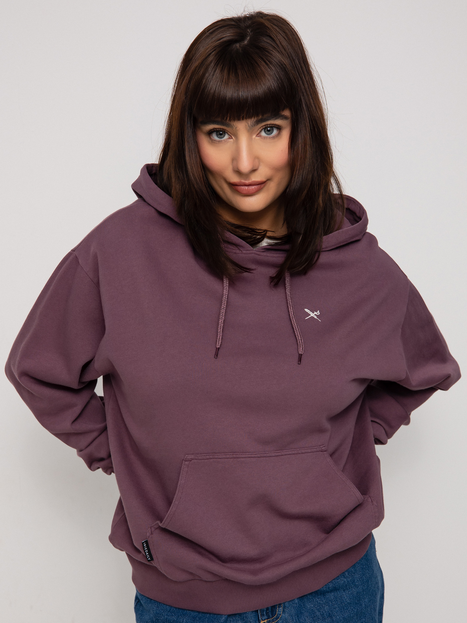 Mikina Iriedaily Flagli Wmn (aubergine)