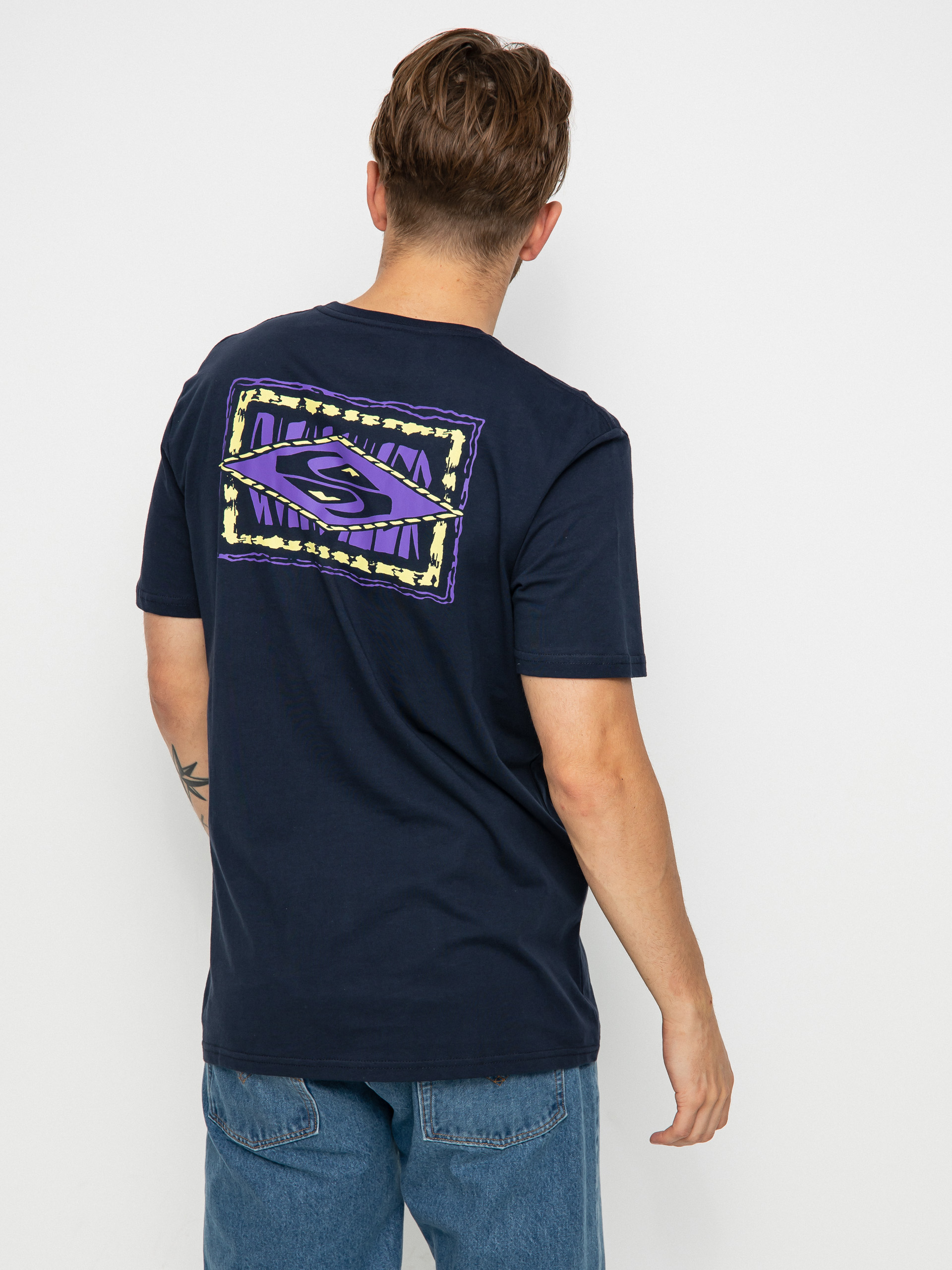 Tričko Quiksilver Echoes In Time (navy blazer)