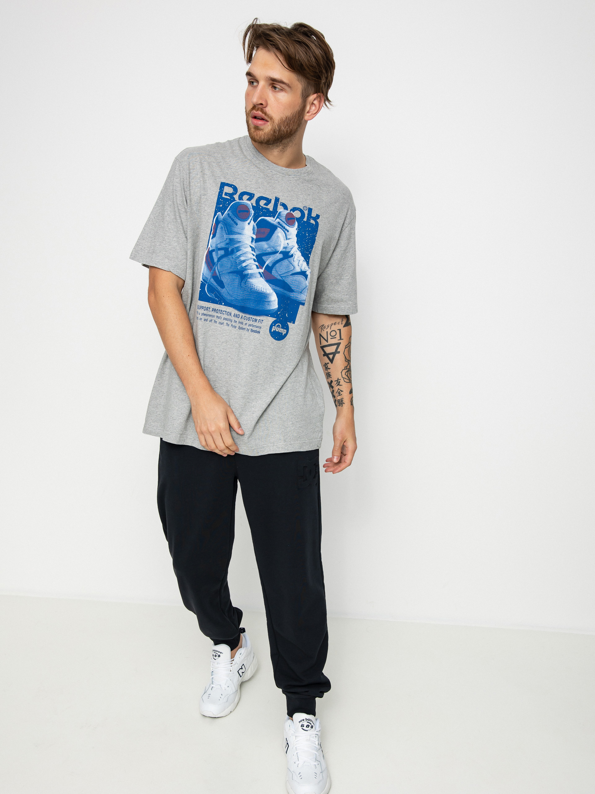 Tričko Reebok GS Retro Pump (mgreyh)
