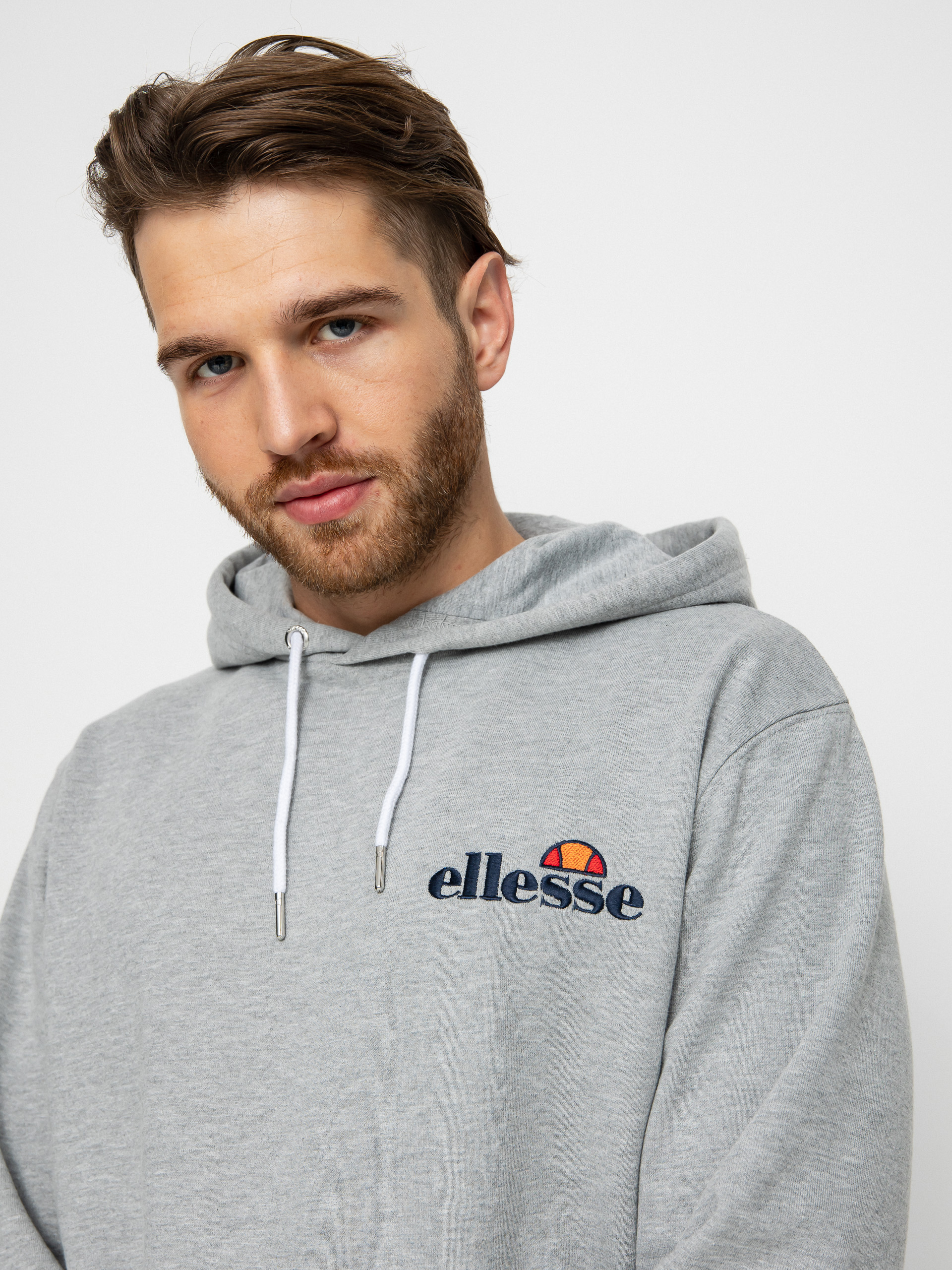 Mikina s kapucí Ellesse Primero HD (grey marl)