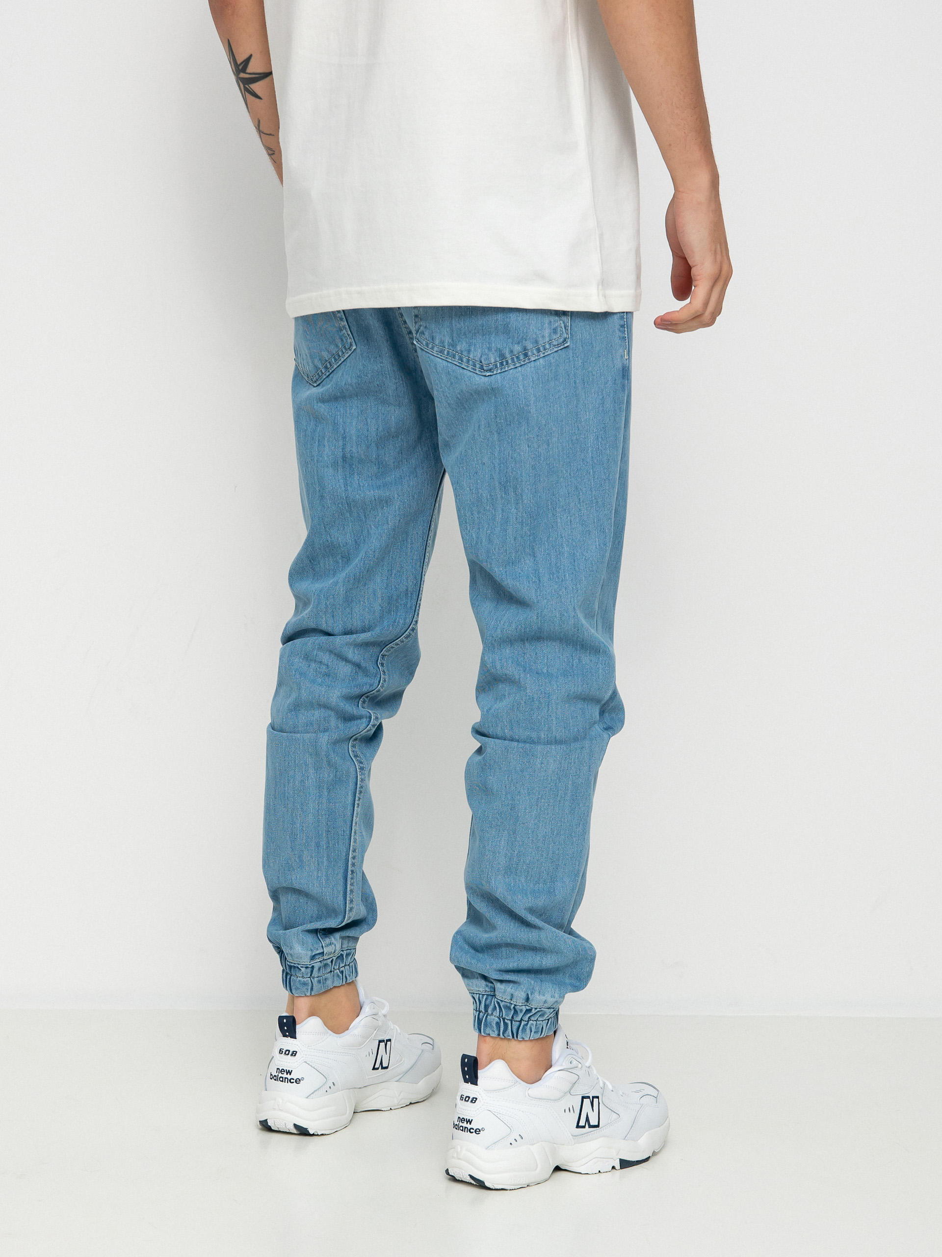 Kalhoty MassDnm Signature 2.0 Joggers Jeans Sneaker Fit (light blue)
