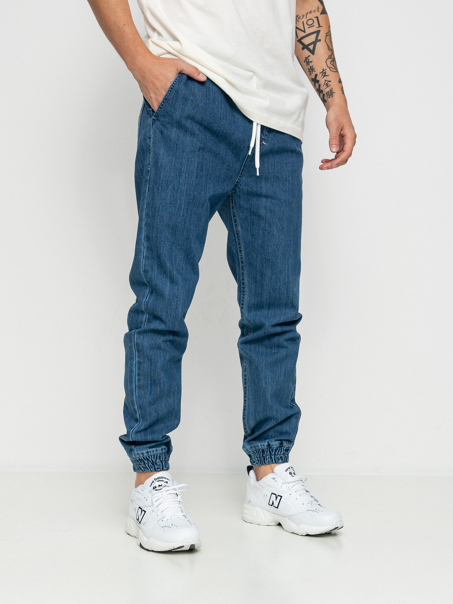 Kalhoty MassDnm Signature 2.0 Joggers Jeans Sneaker Fit (blue)