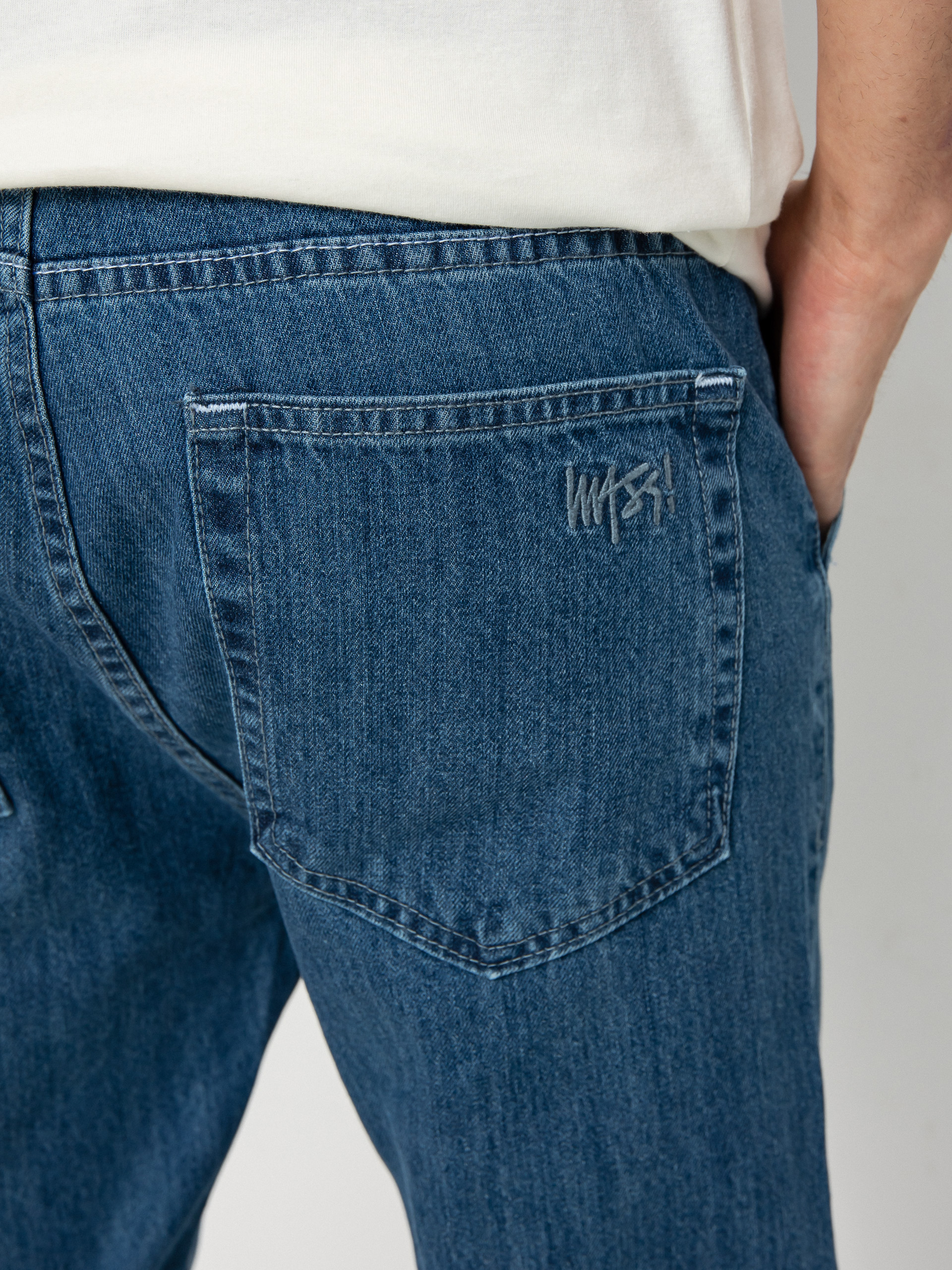 Kalhoty MassDnm Signature 2.0 Joggers Jeans Sneaker Fit (blue)