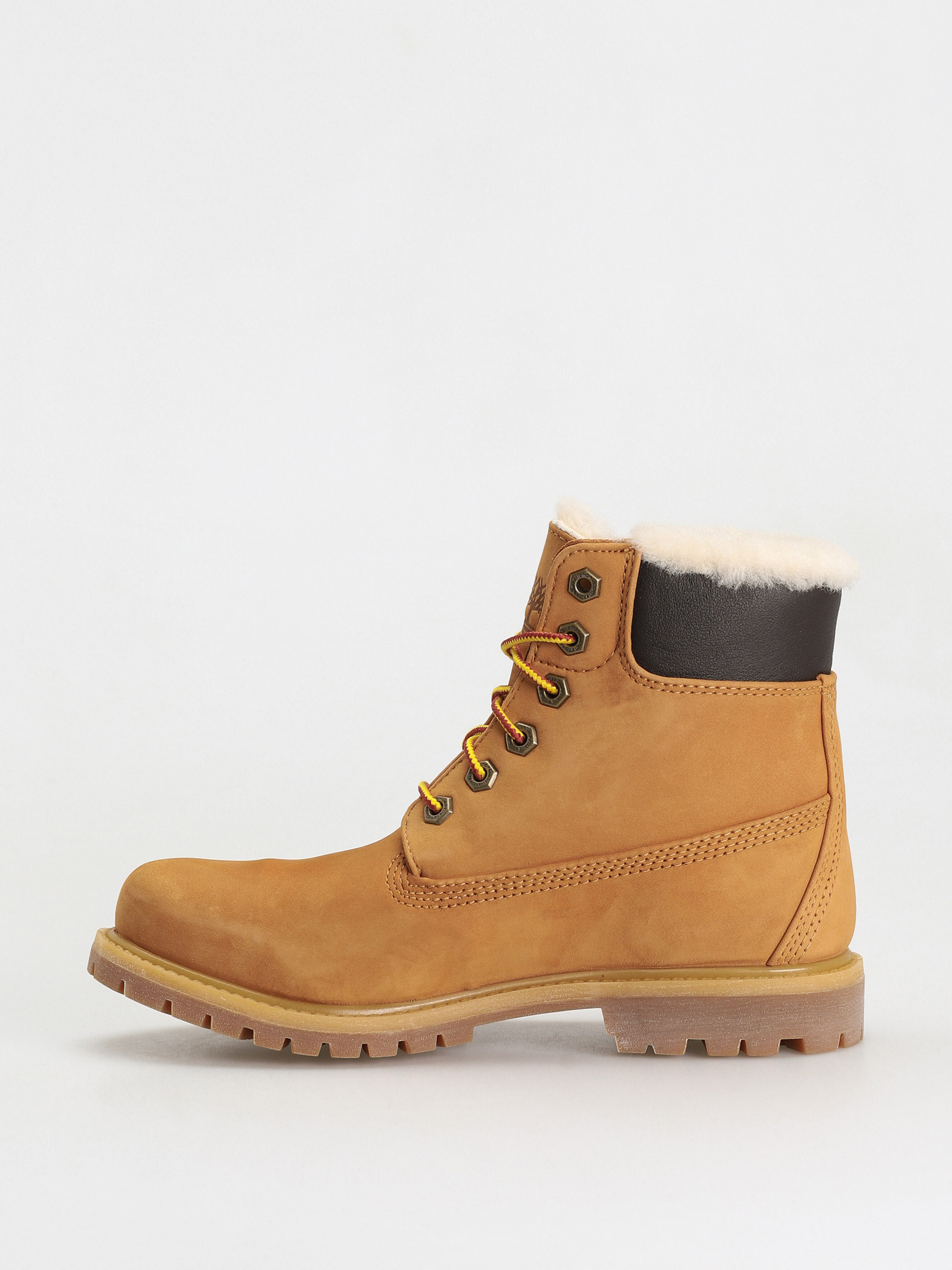 Boty Timberland 6In Premium Shearling Wmn (wheat nubuck)