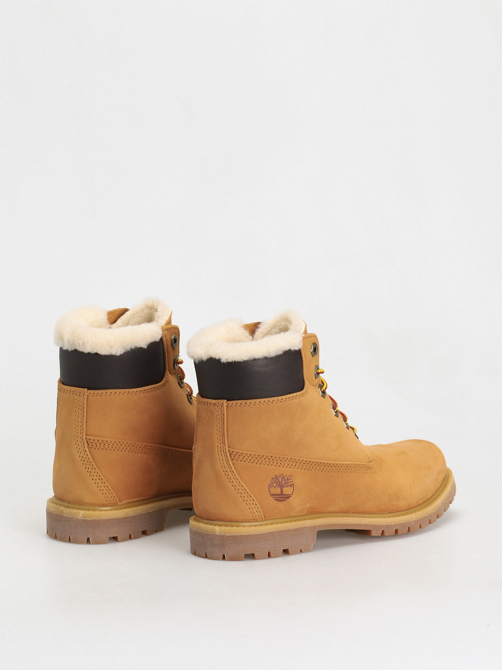 Boty Timberland 6In Premium Shearling Wmn (wheat nubuck)