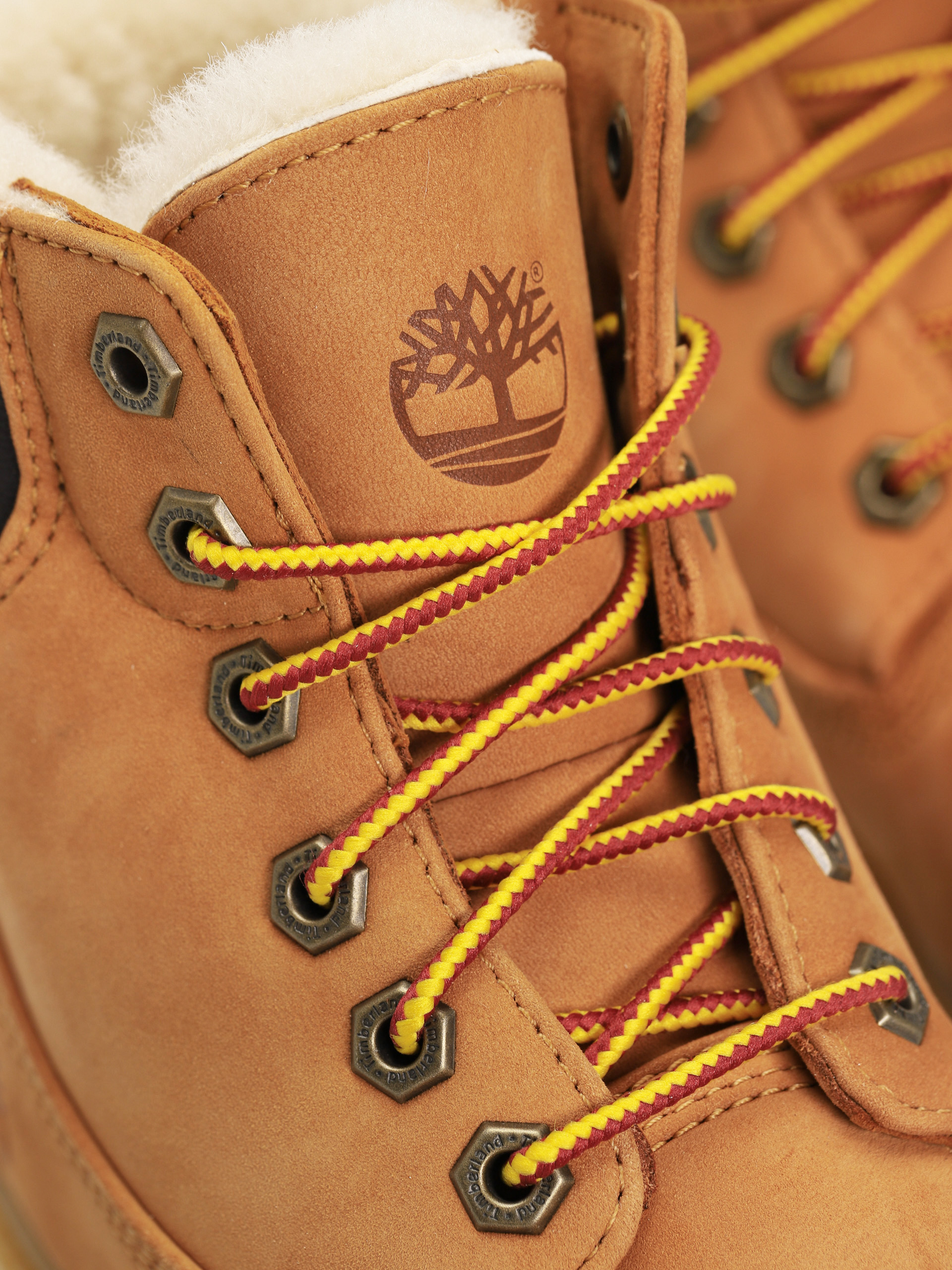 Boty Timberland 6In Premium Shearling Wmn (wheat nubuck)