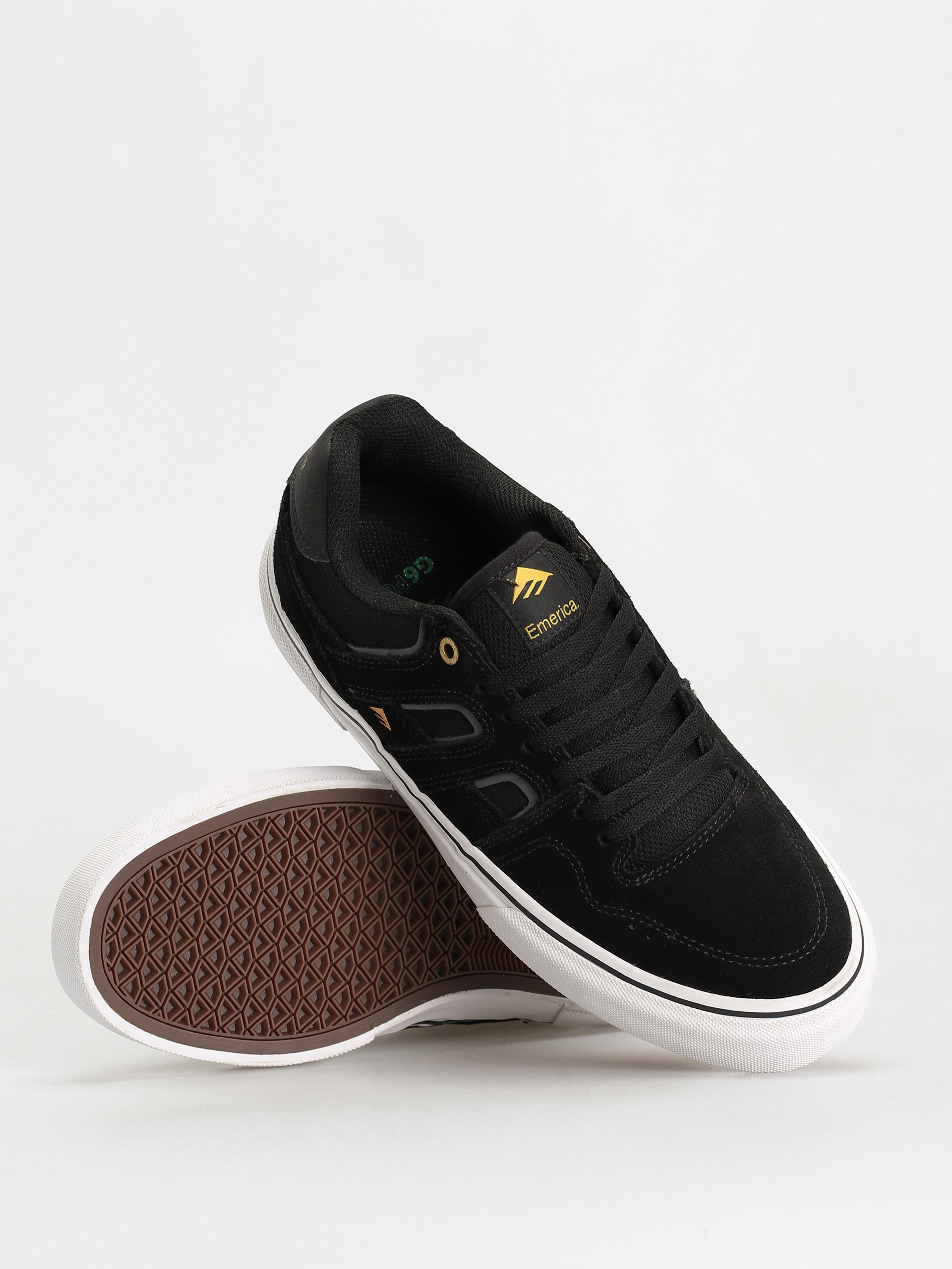 Boty Emerica Tilt G6 Vulc (black/white/gold)