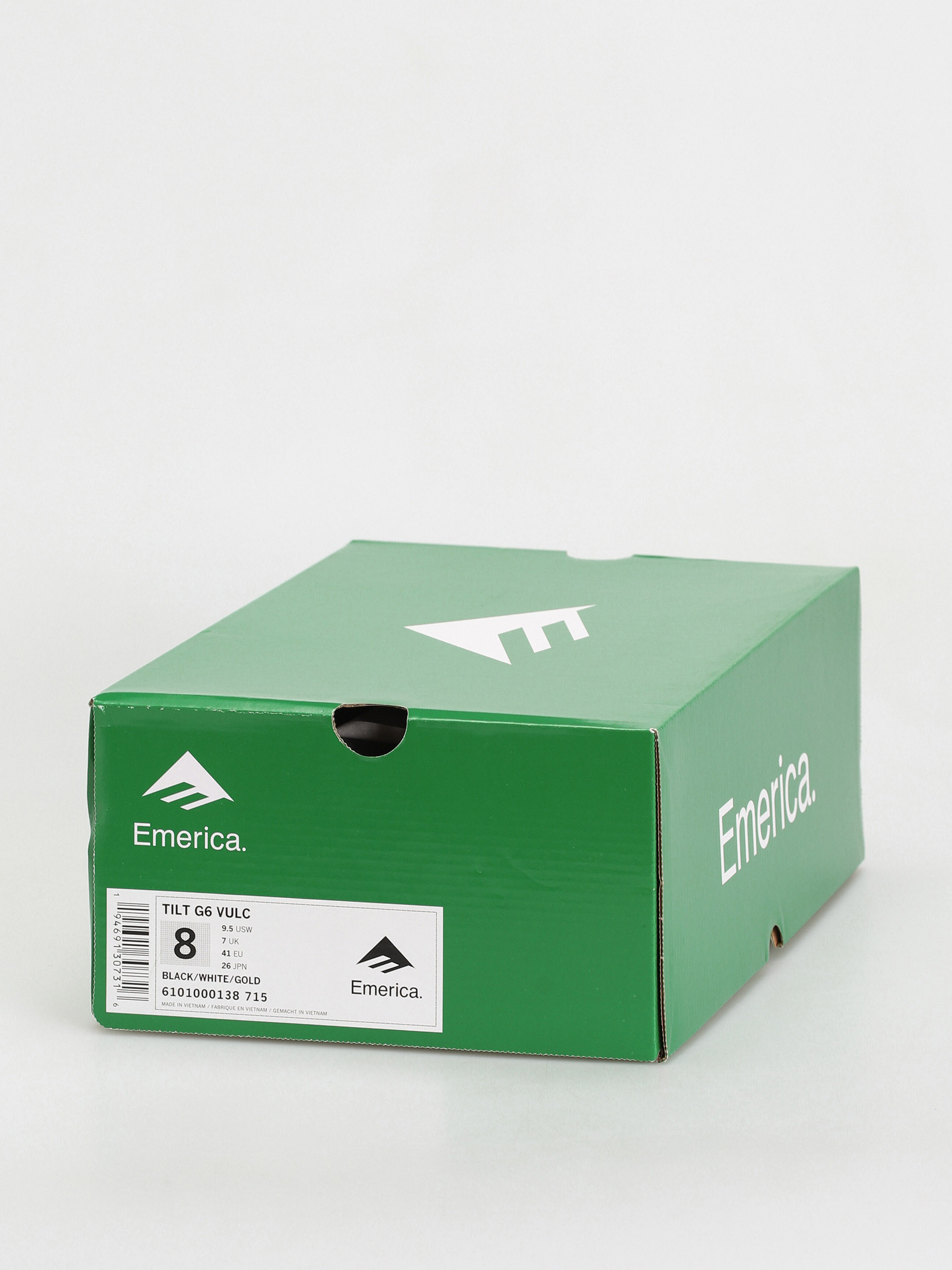 Boty Emerica Tilt G6 Vulc (black/white/gold)