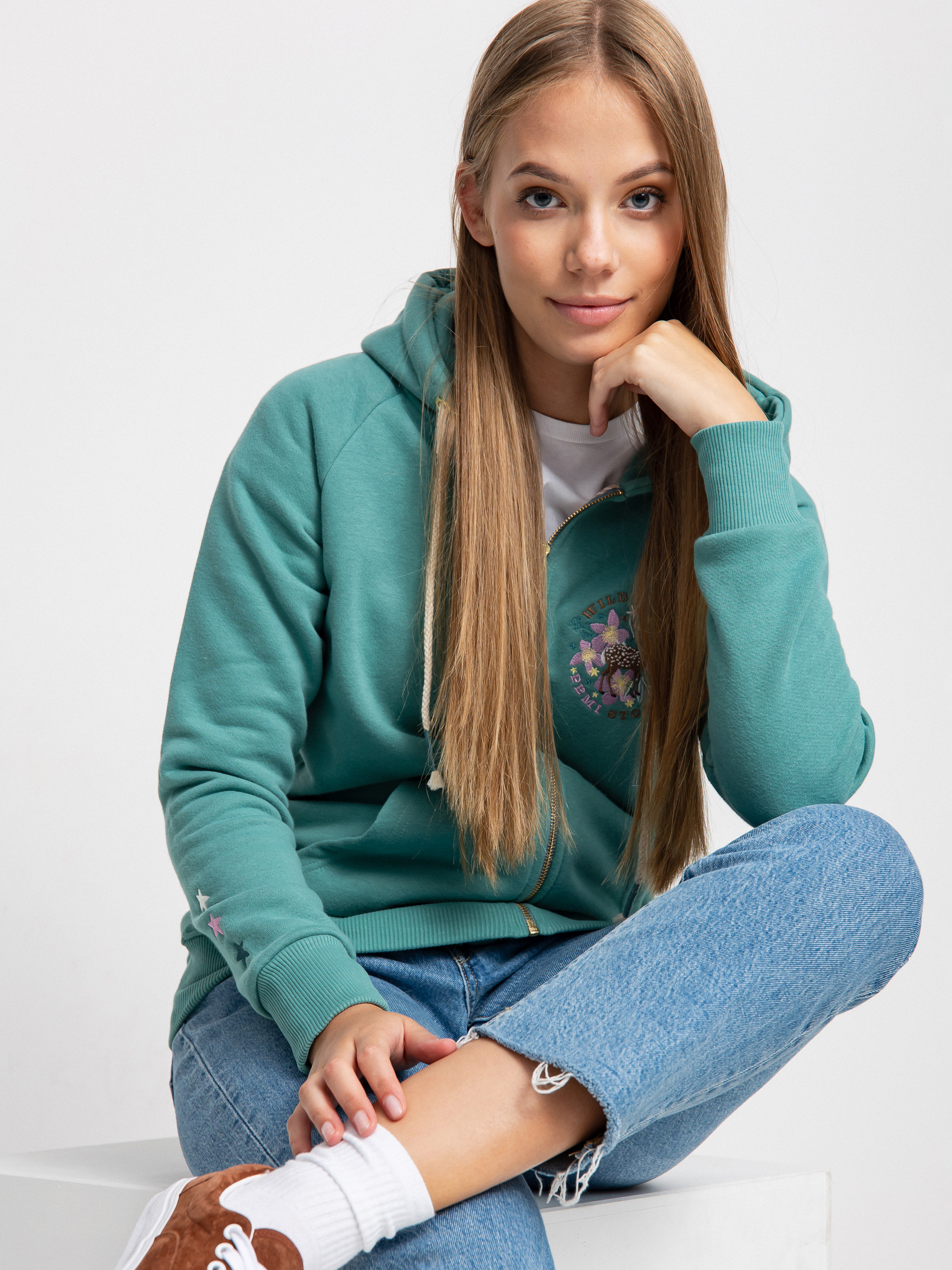 Mikina s kapucí Femi Stories Ini ZHD Wmn (demr)