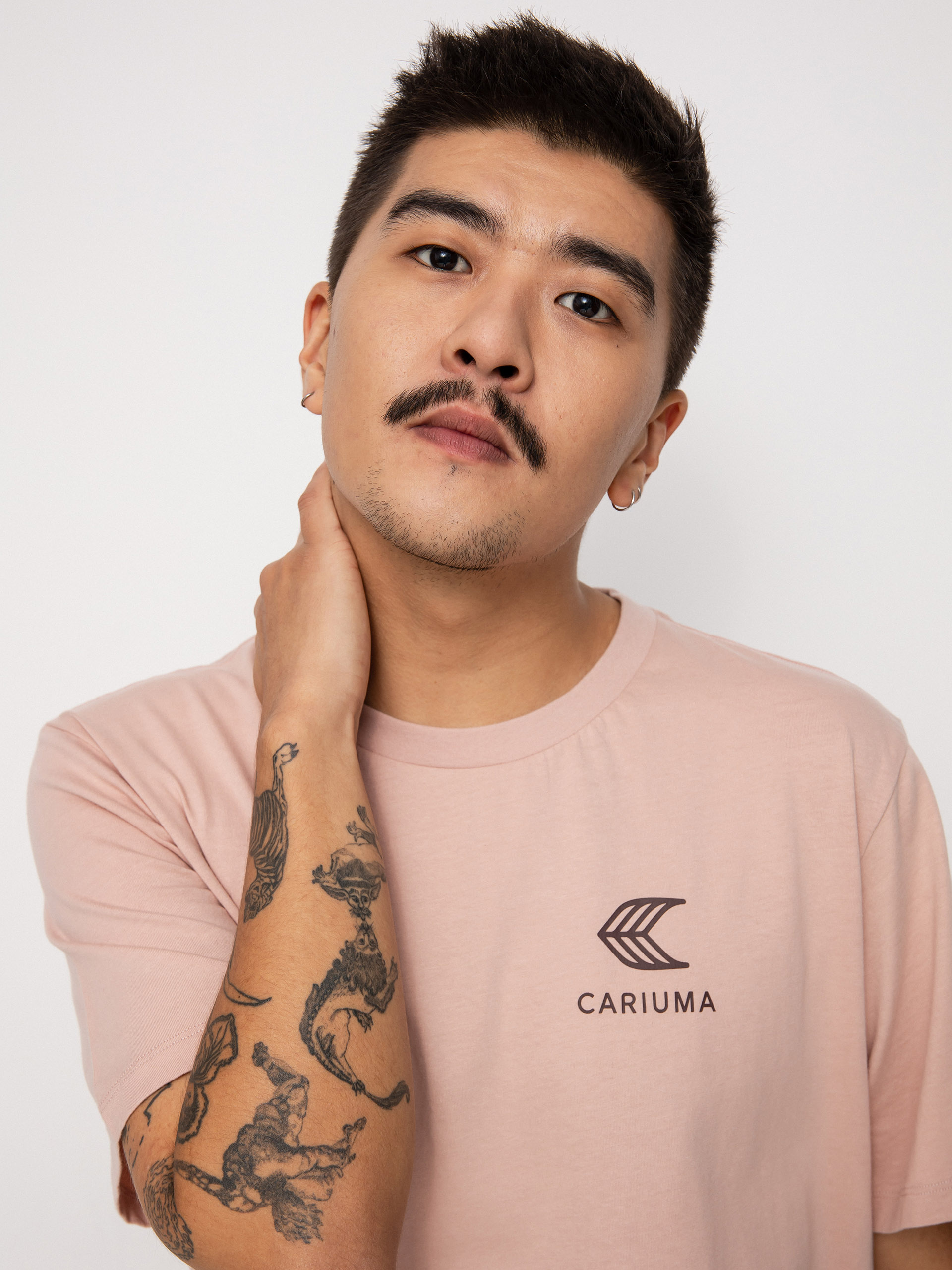 Tričko Cariuma Skate with your Heart (rose)