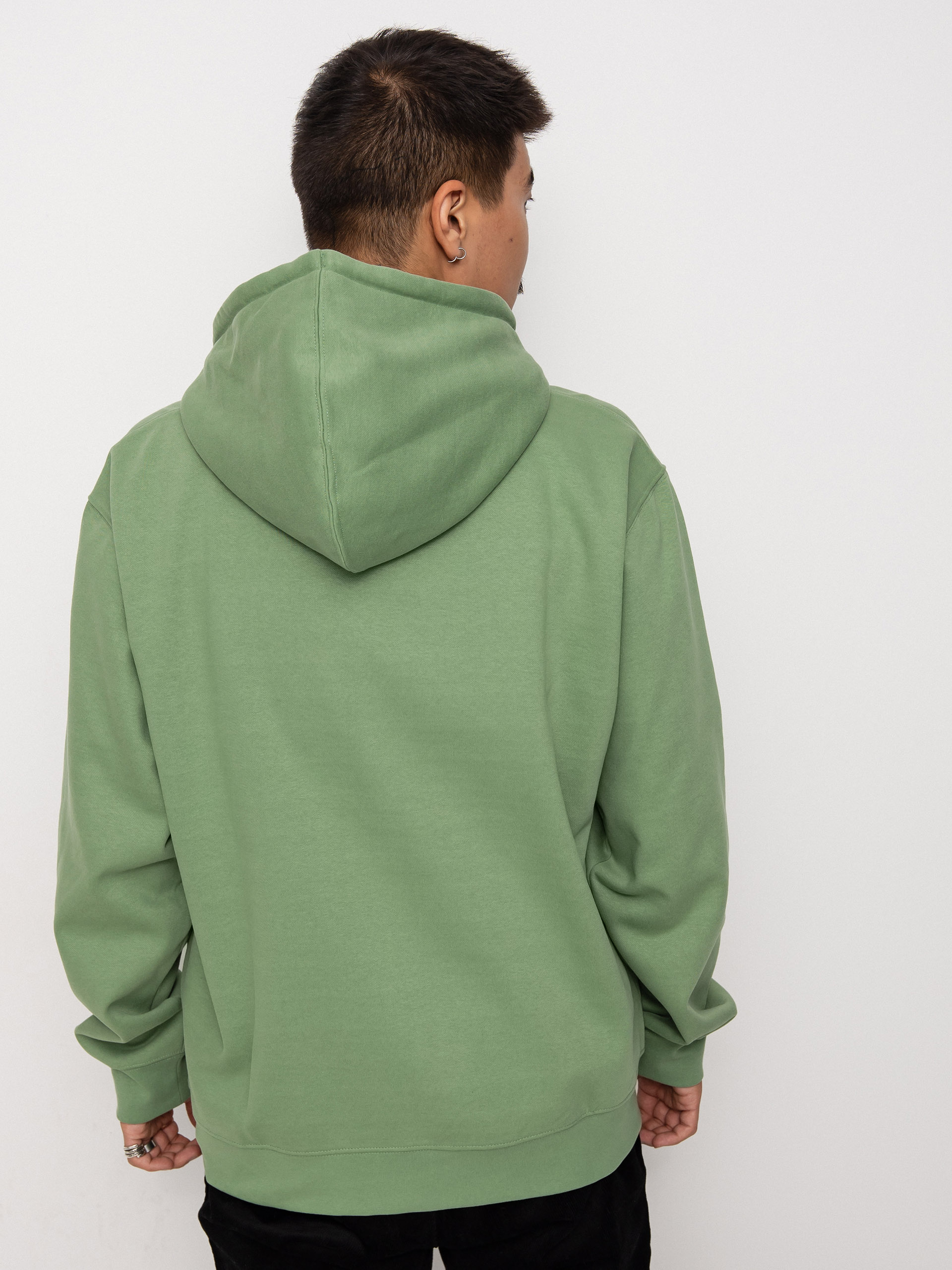 Mikina s kapucí OBEY Step HD (jade)