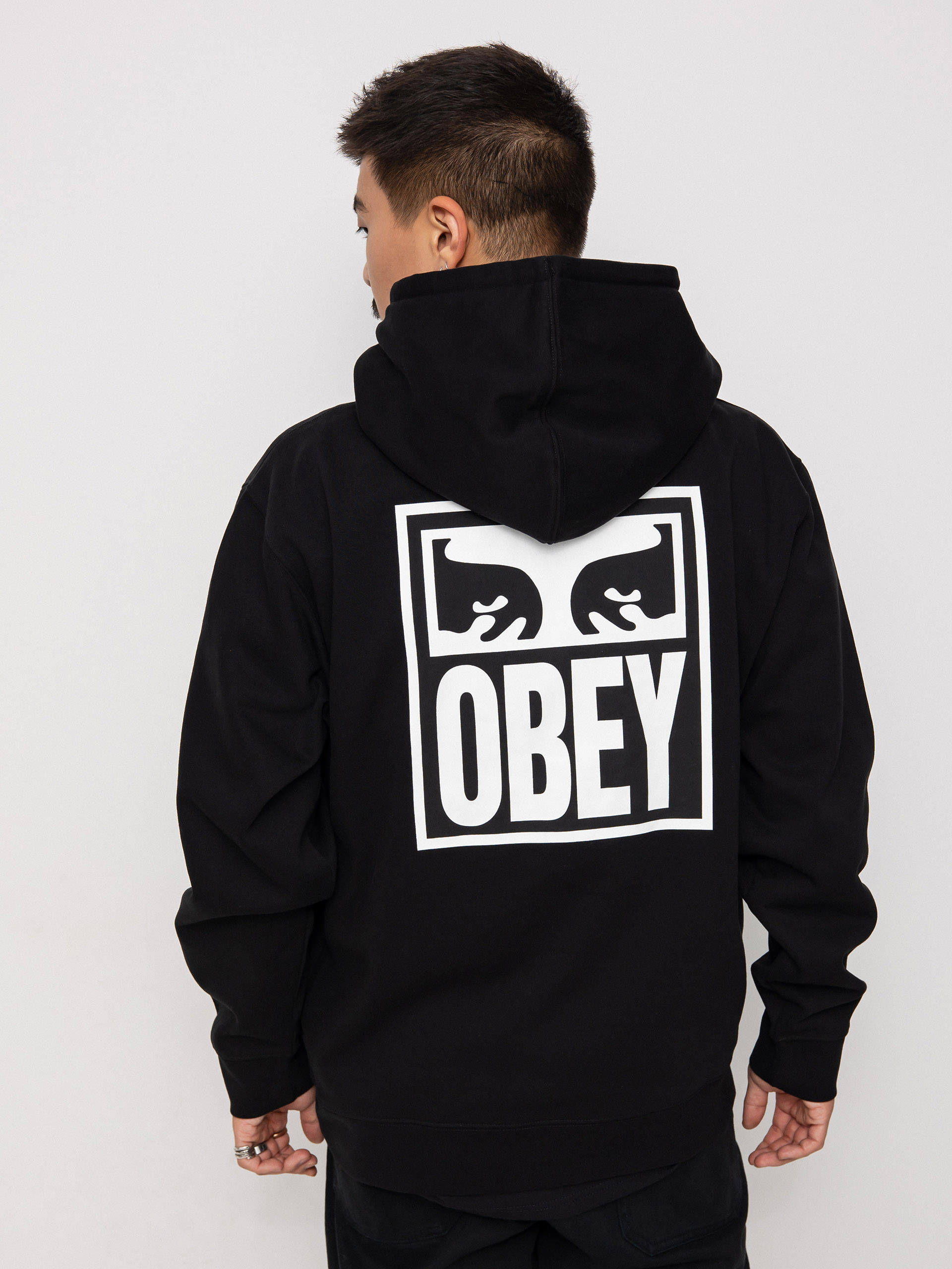 Mikina s kapucu00ed OBEY Obey Eyes Icon HD (black)
