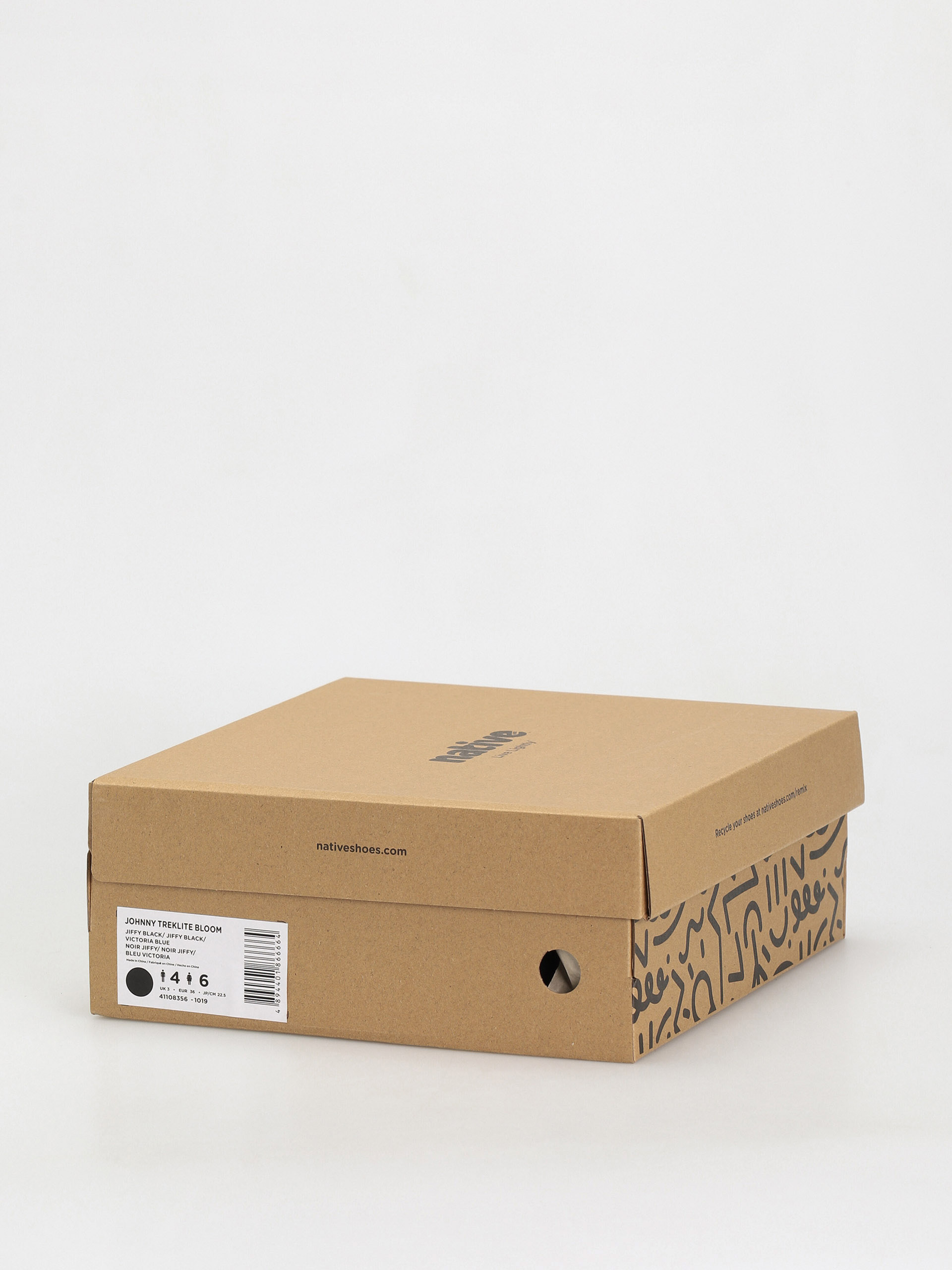 Zimní boty Native Johnny Treklite (jiffy black/jiffy black/victoria blue)