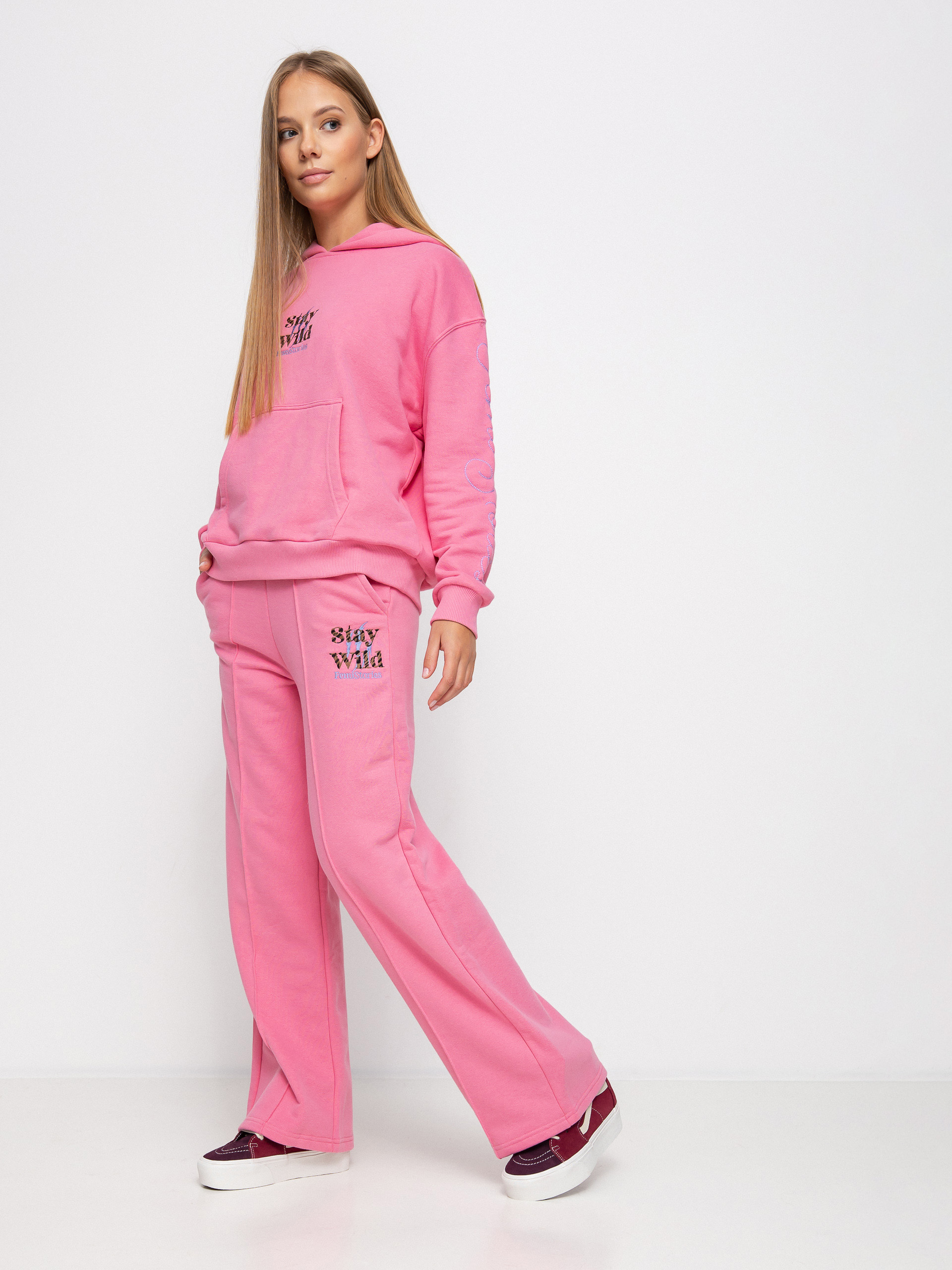 Kalhoty Femi Stories Flare Wmn (pnk)