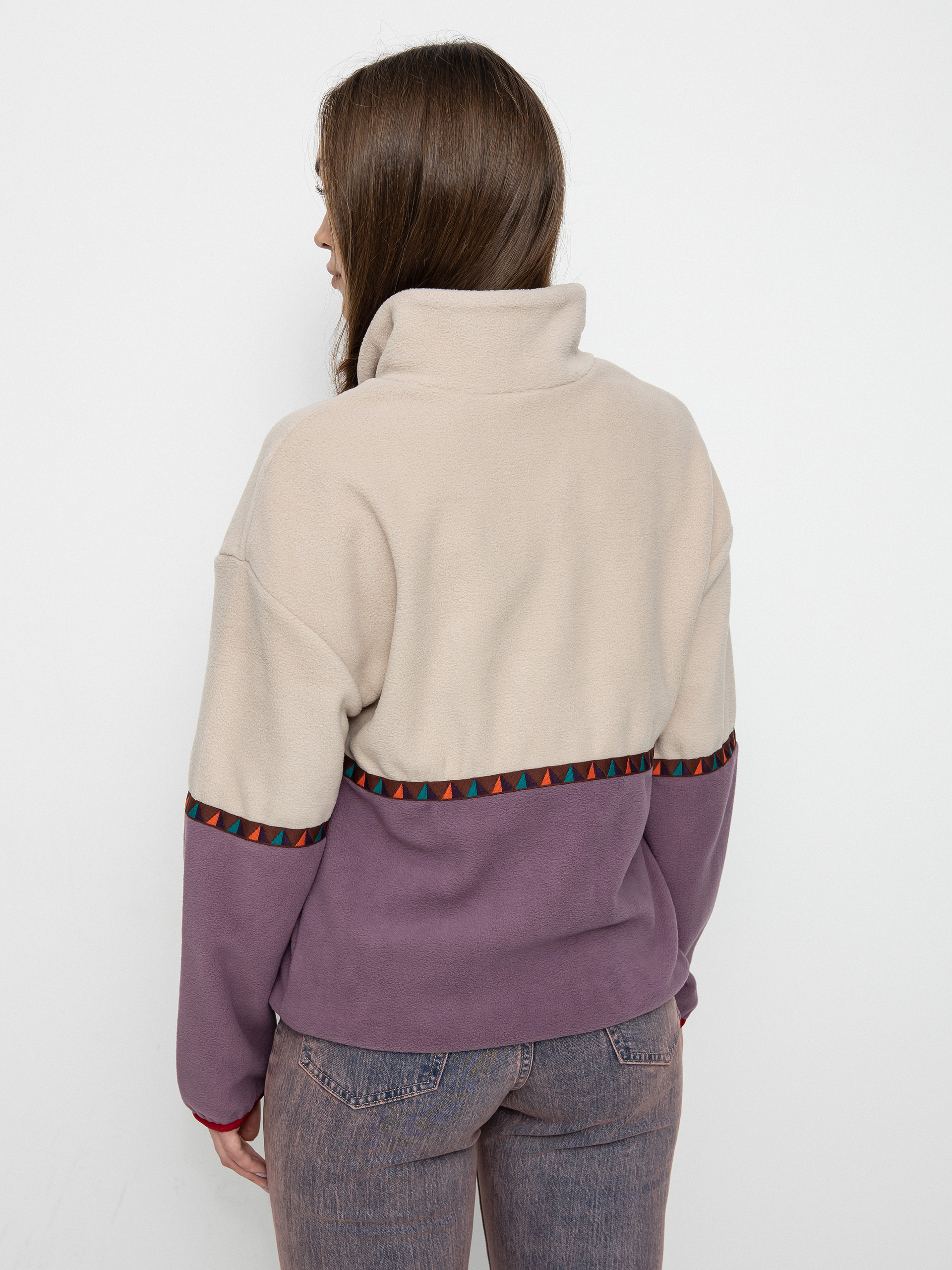 Dámský Fleecová mikina Iriedaily Holina Fleece Troyer (beige)