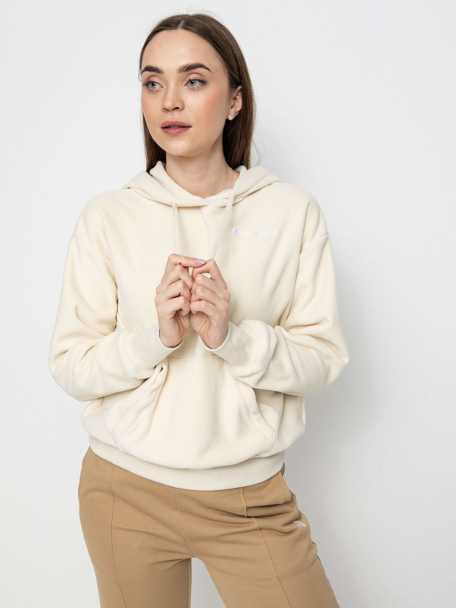 Mikina s kapucí Champion Legacy Hooded Sweatshirt 115747 HD Wmn (cha)