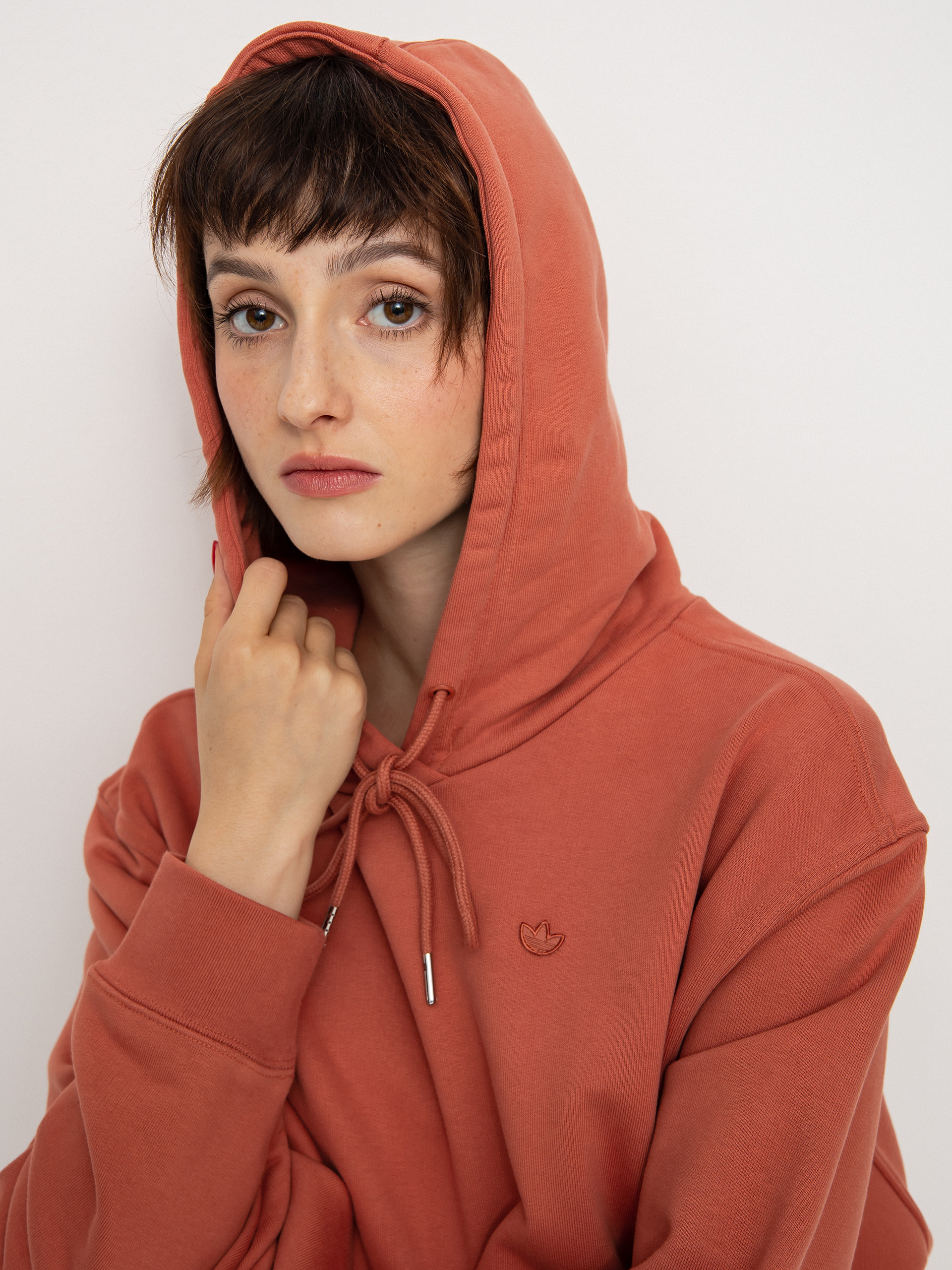 Mikina s kapucí adidas Originals Small Logo Shmoo HD Wmn (magear)