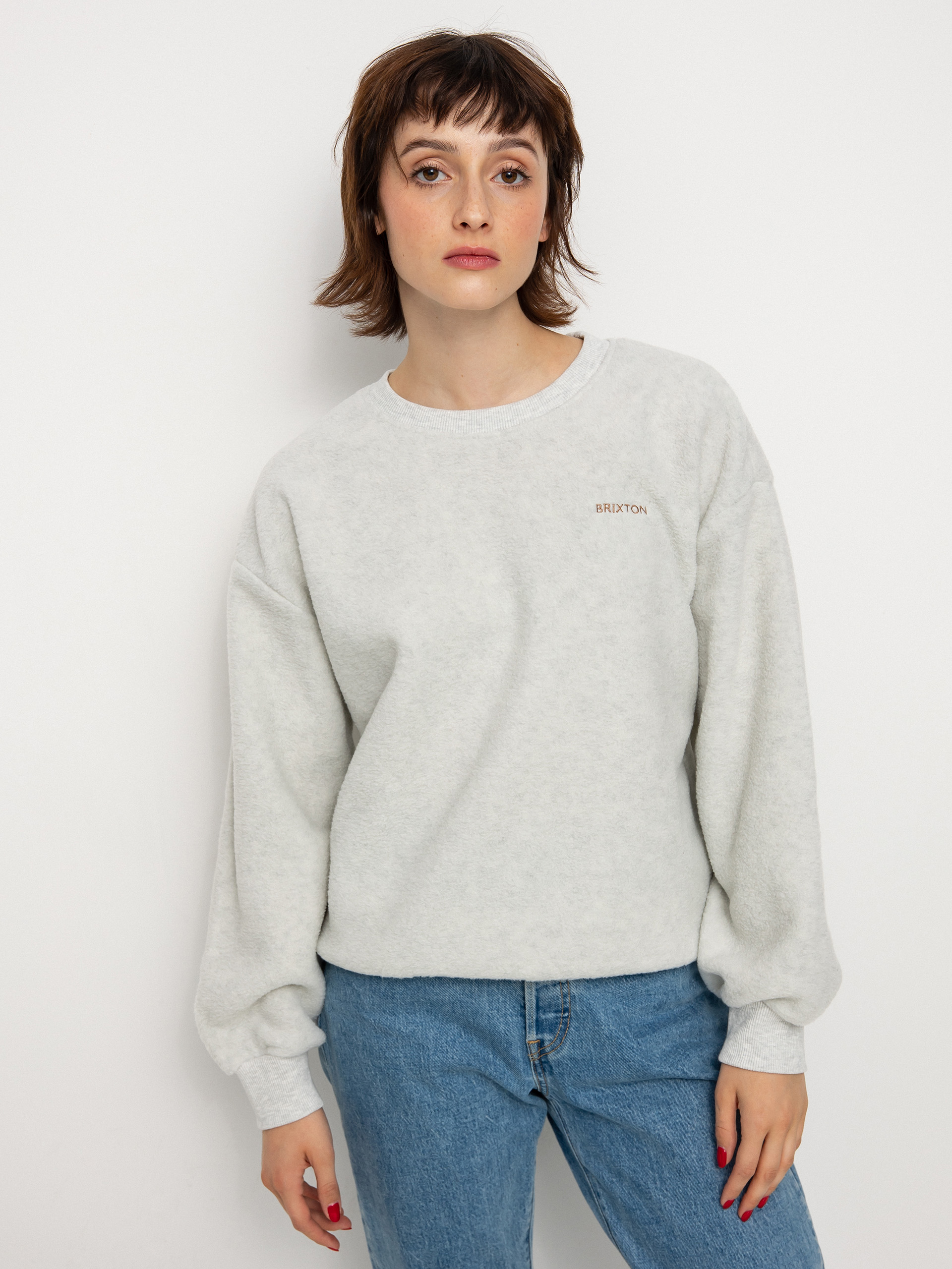 Mikina Brixton Weekender Blanket Wmn (beige heather)