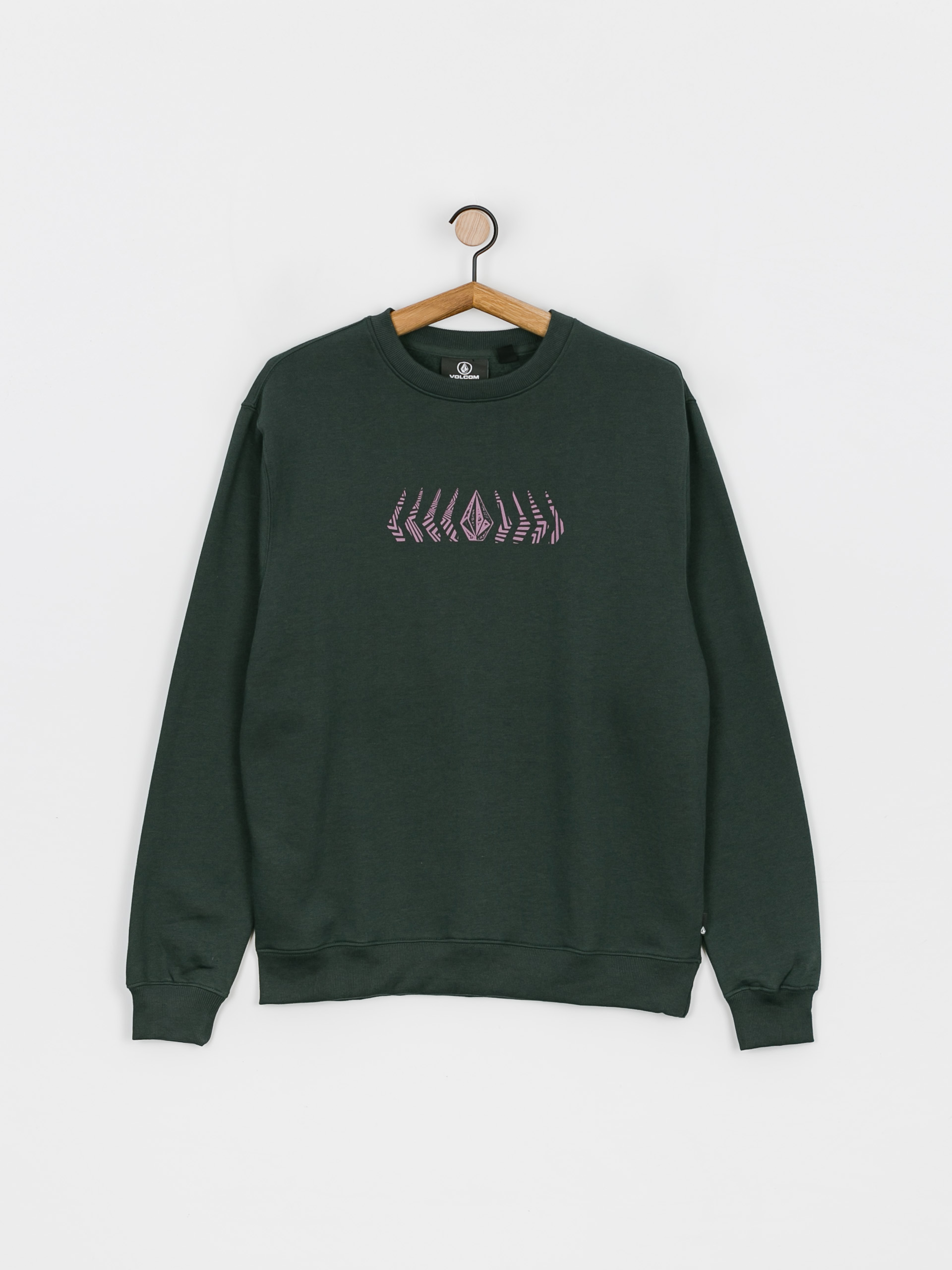 Mikina Volcom Hi School Crew (cedar green)