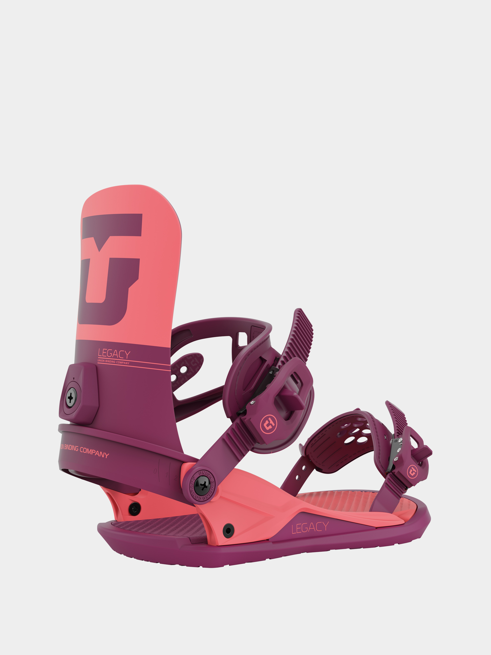Snowboardová vázání Union Legacy Wmn (raspberry)