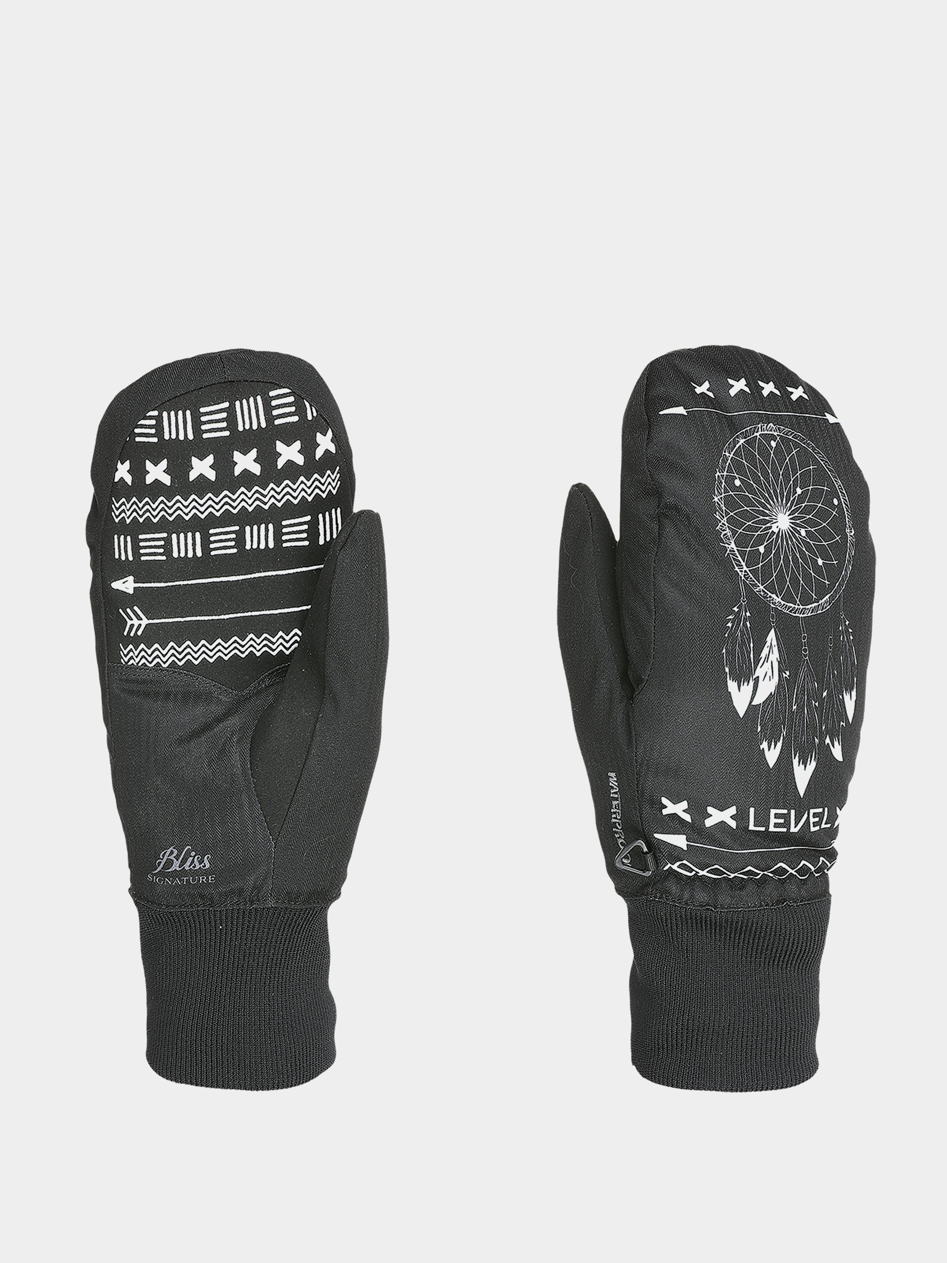 Rukavice Level Coral Mitt Wmn (black/white)