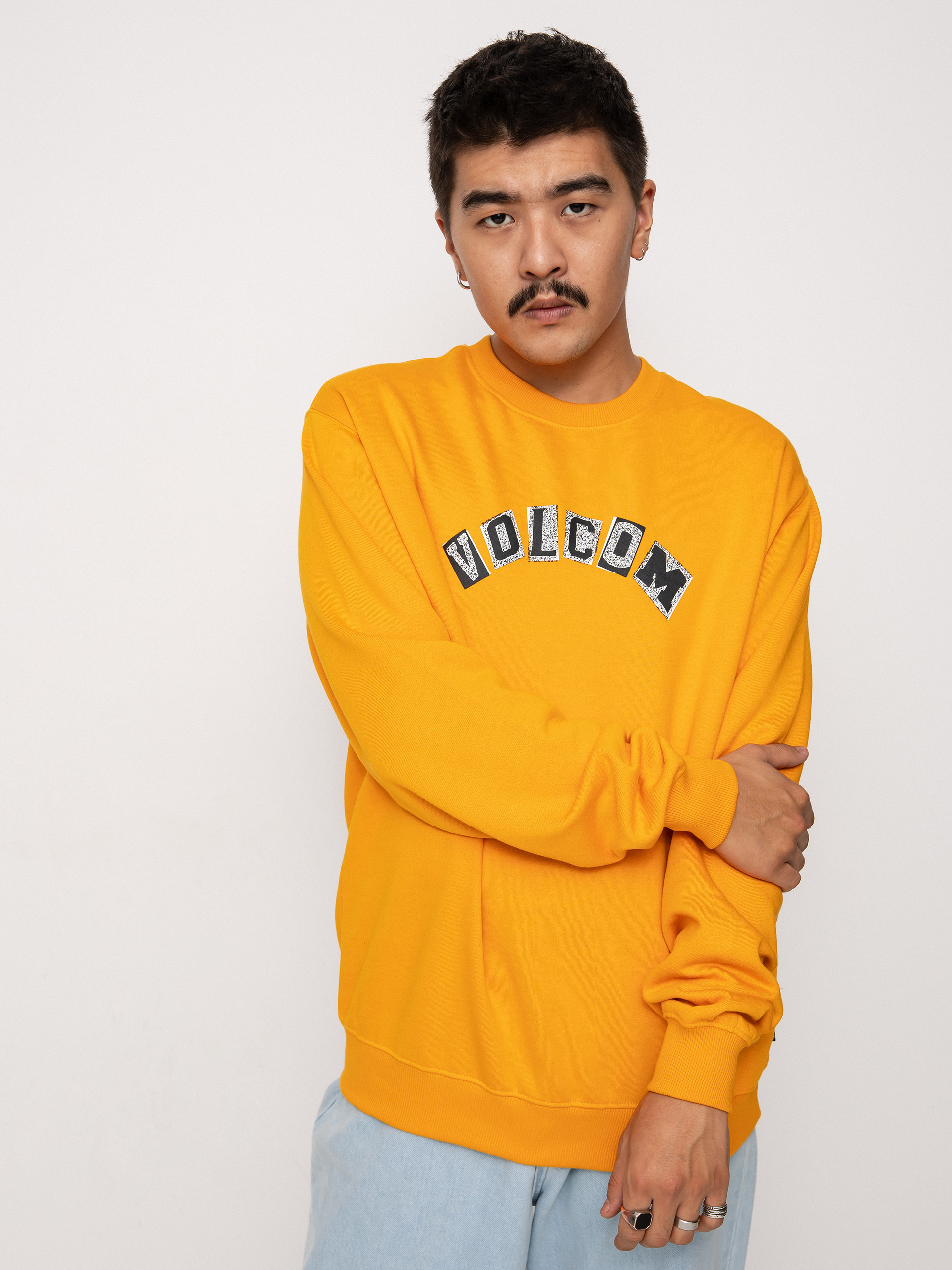 Mikina Volcom Hi School Crew (sunburst)