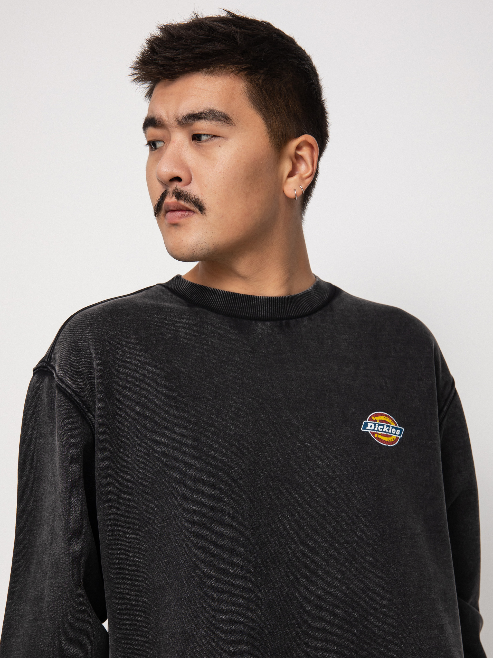 Mikina Dickies Icon Washed (black)