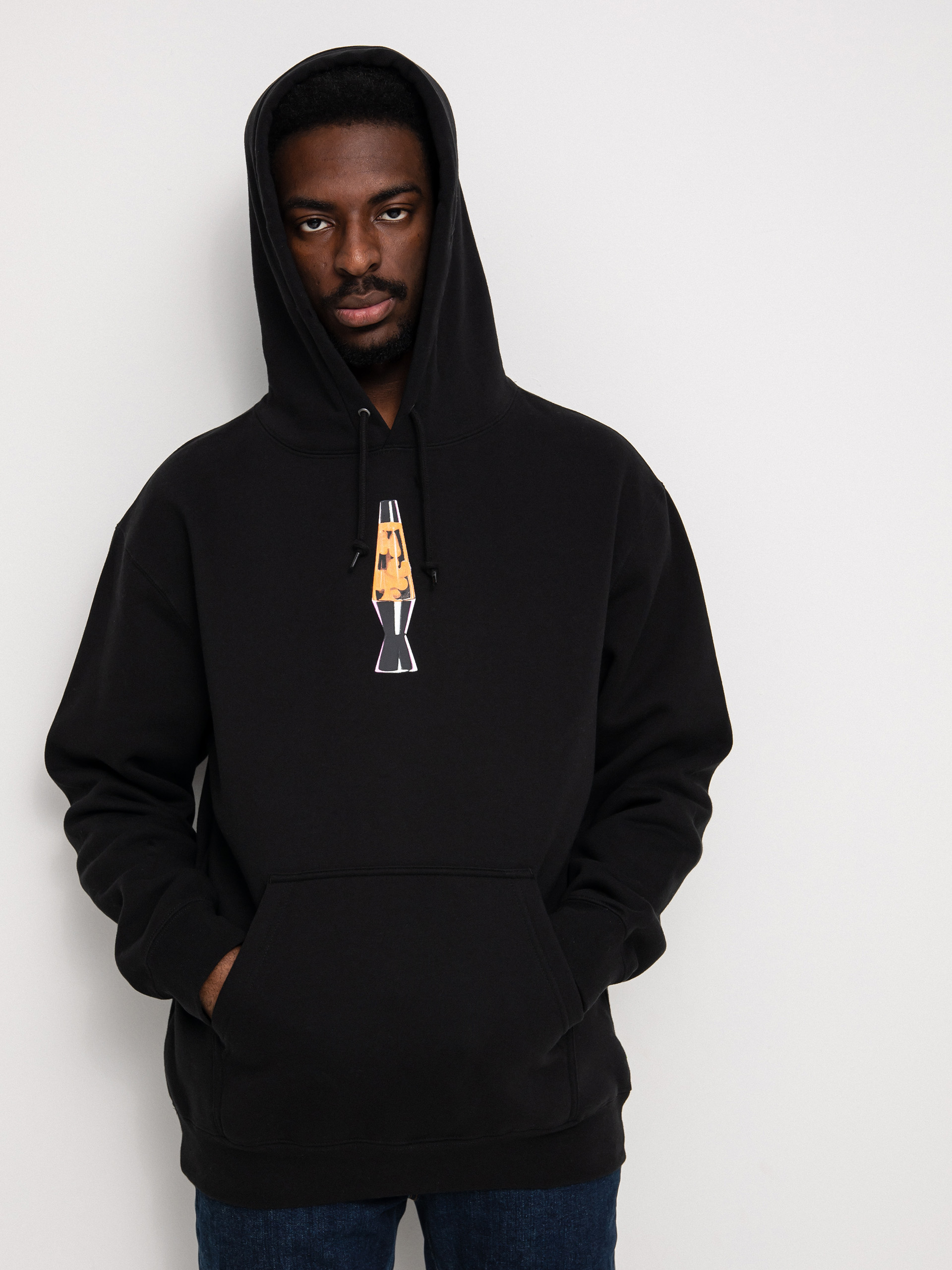 Mikina s kapucí HUF Basement Beanbag HD (black)