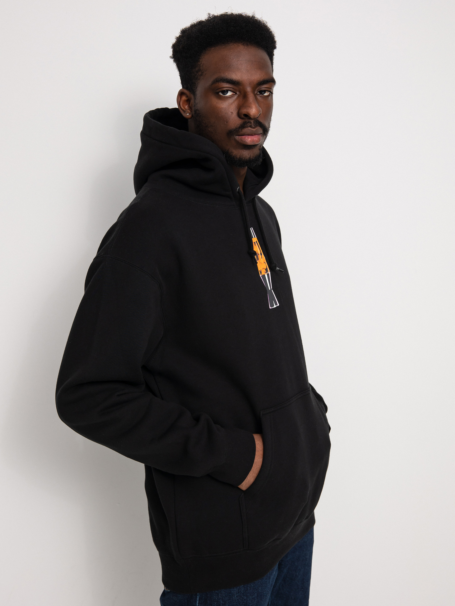 Mikina s kapucí HUF Basement Beanbag HD (black)