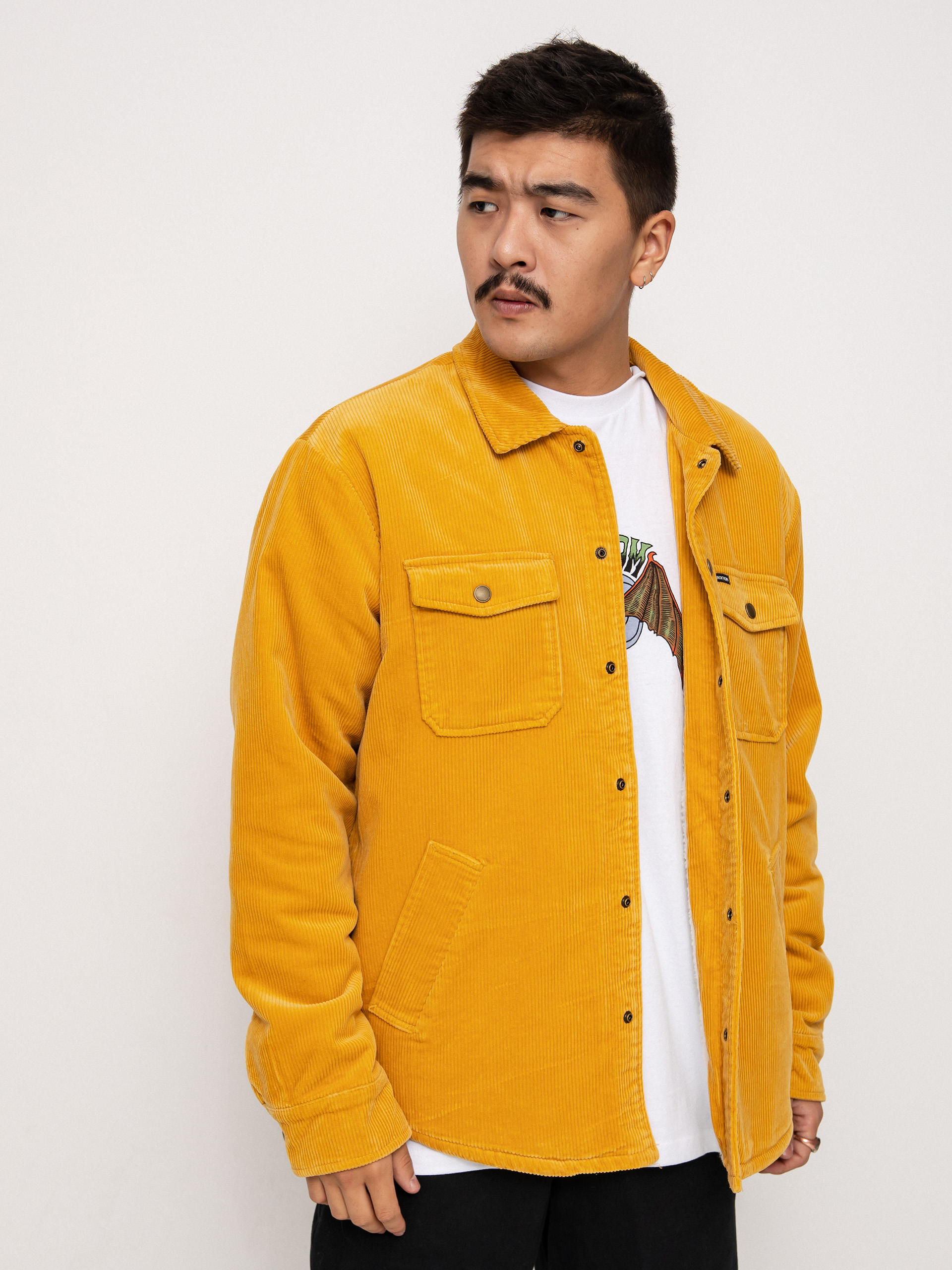 Bunda Brixton Durham Sherpa Lined (bright gold)