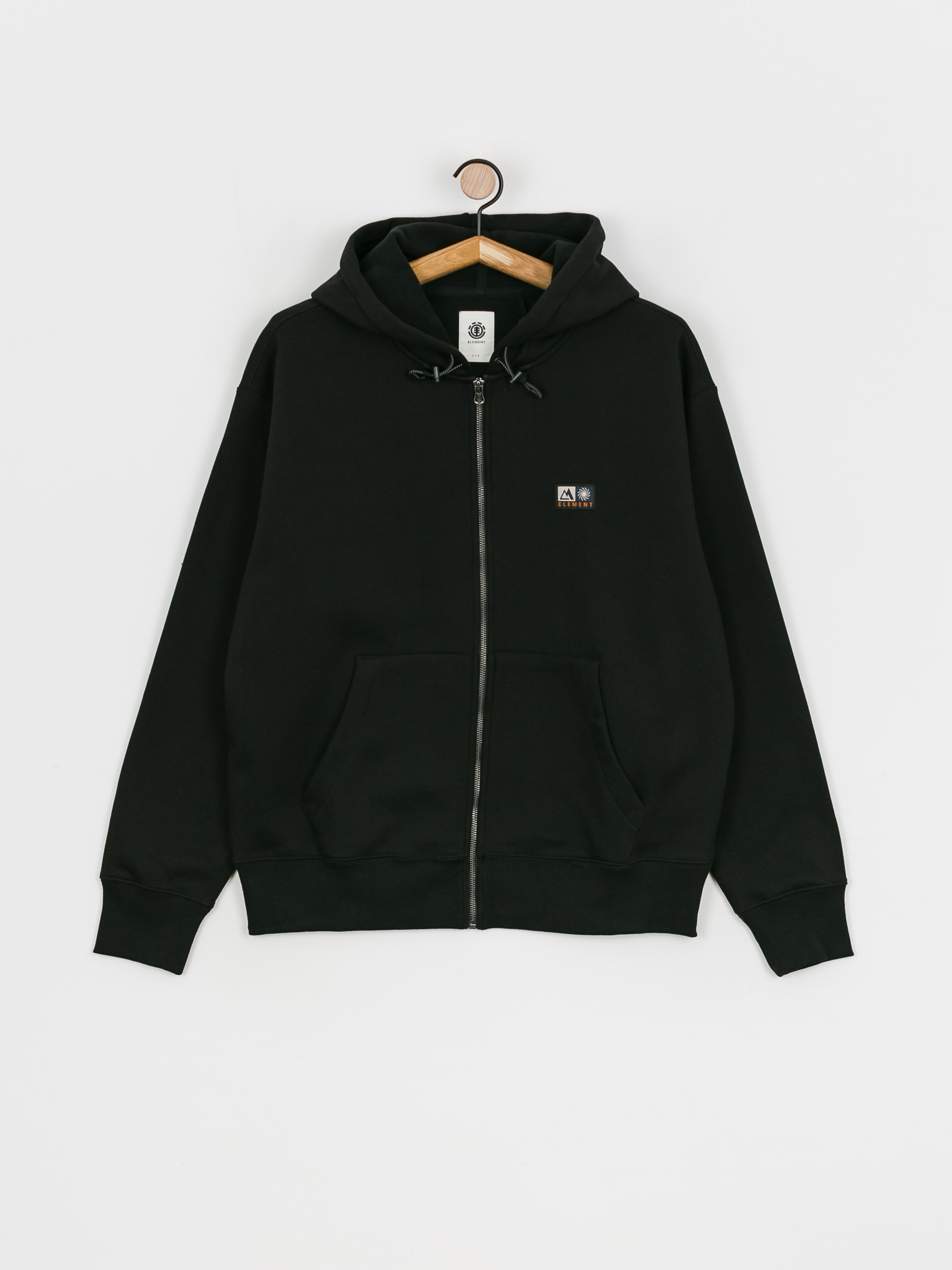 Mikina s kapucí Element Rain Cornell ZHD (flint black)