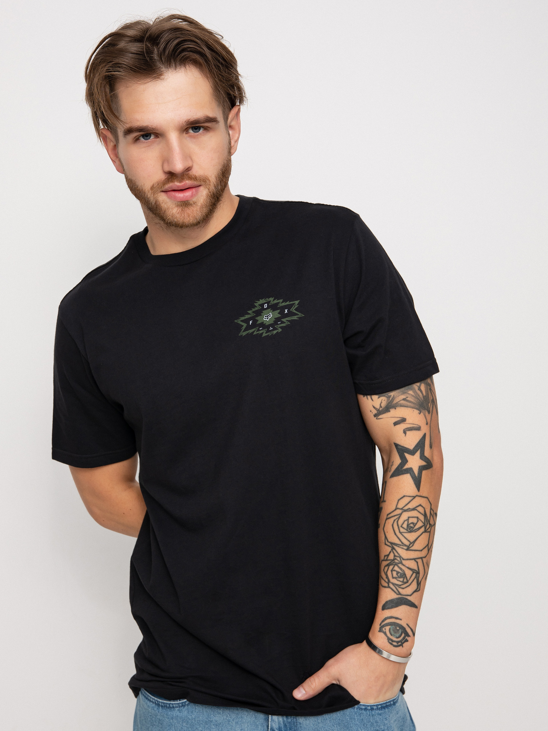 Tričko Fox Full Flux Premium (blk)