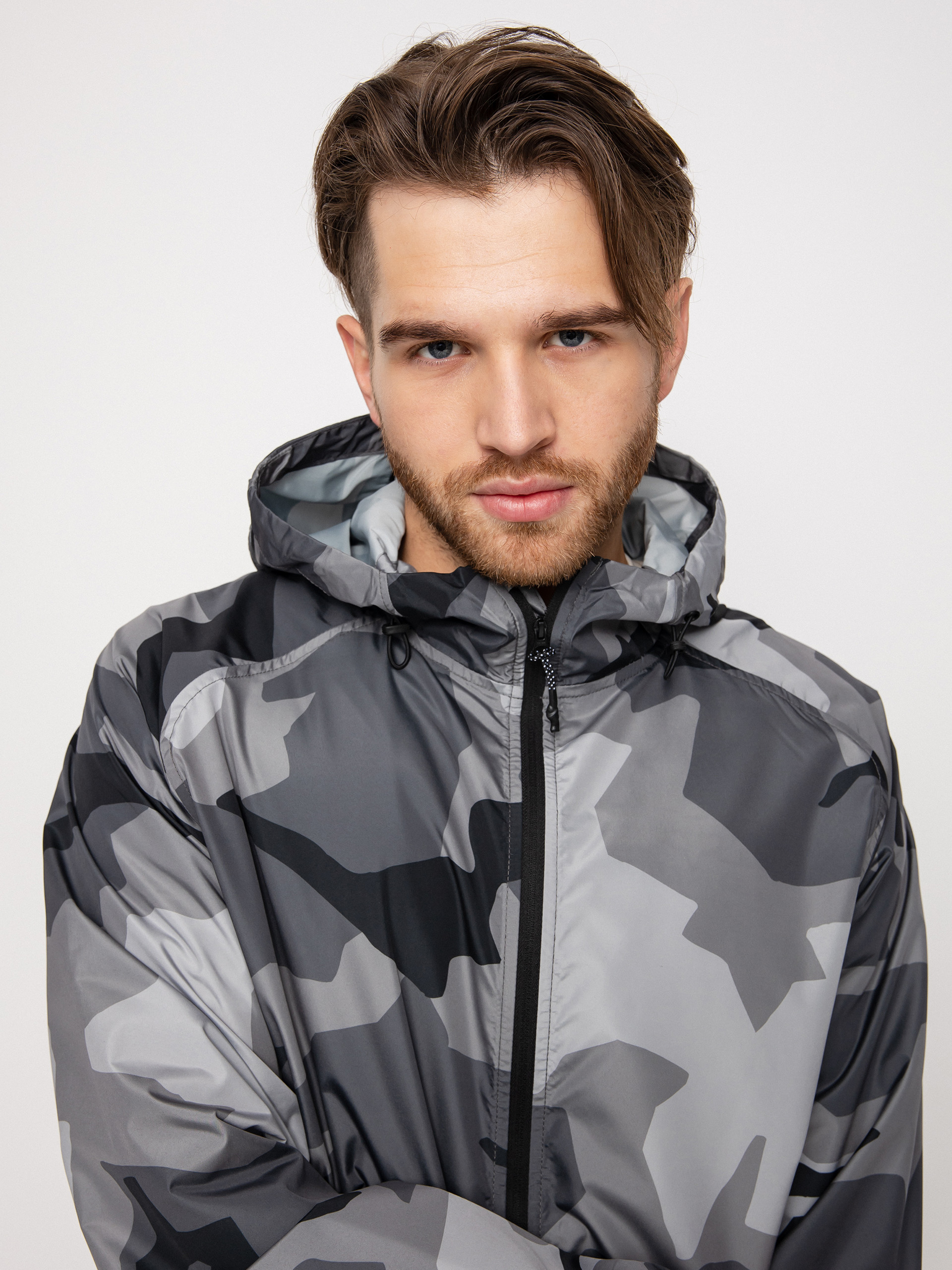 Bunda Fox Geology Windbreaker (blk cam)