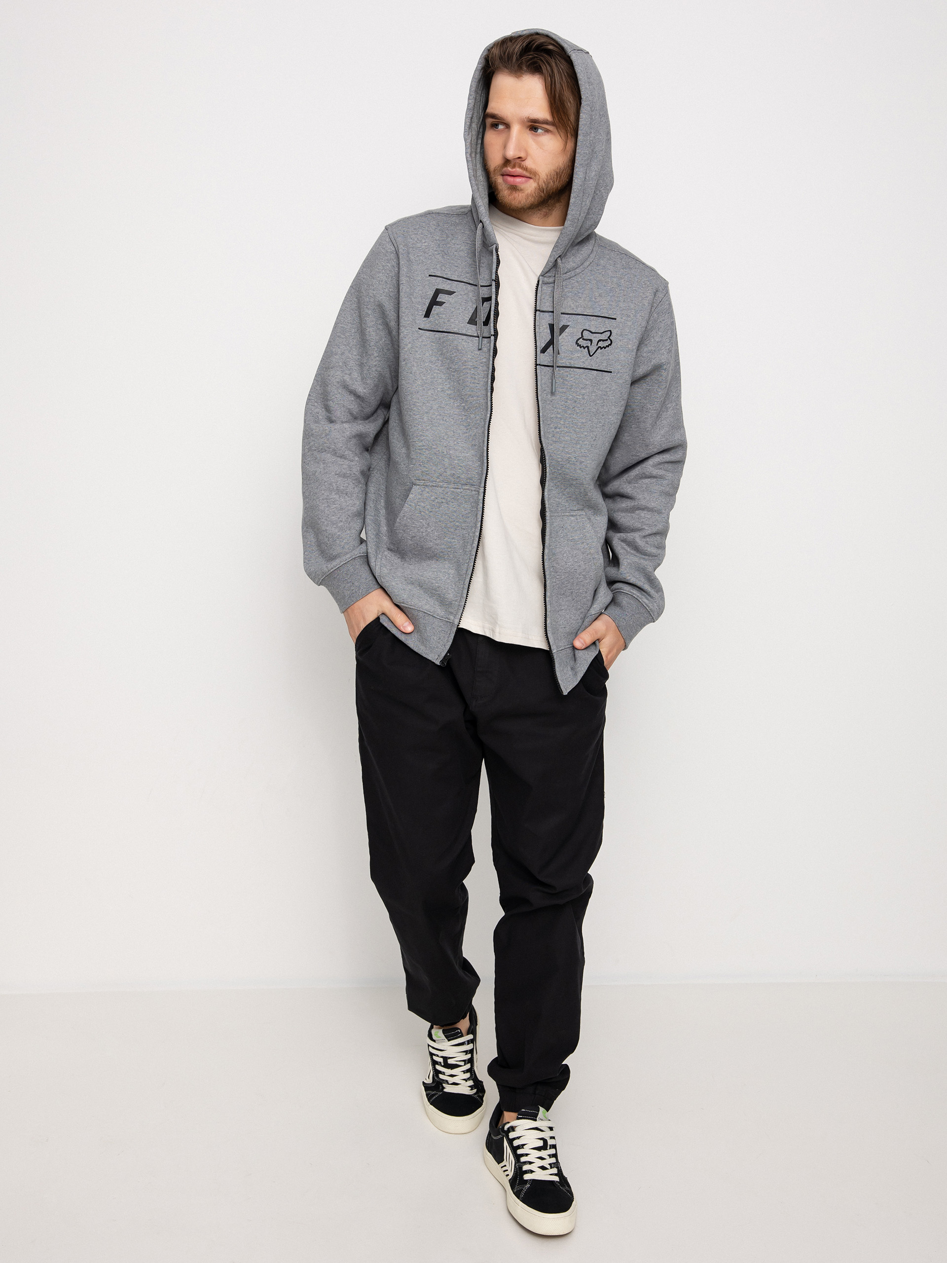 Mikina s kapucí Fox Pinnacle ZHD (htr graph)